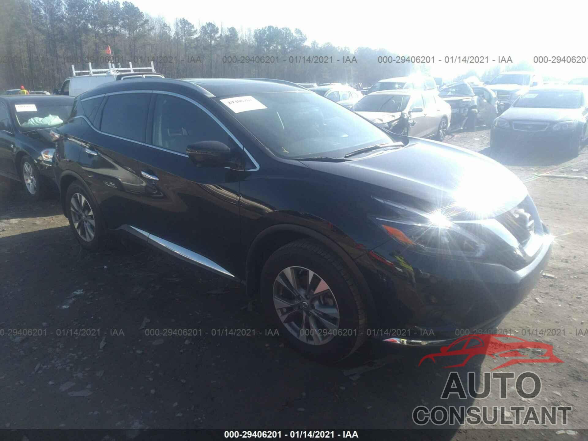 NISSAN MURANO 2018 - 5N1AZ2MH0JN121309