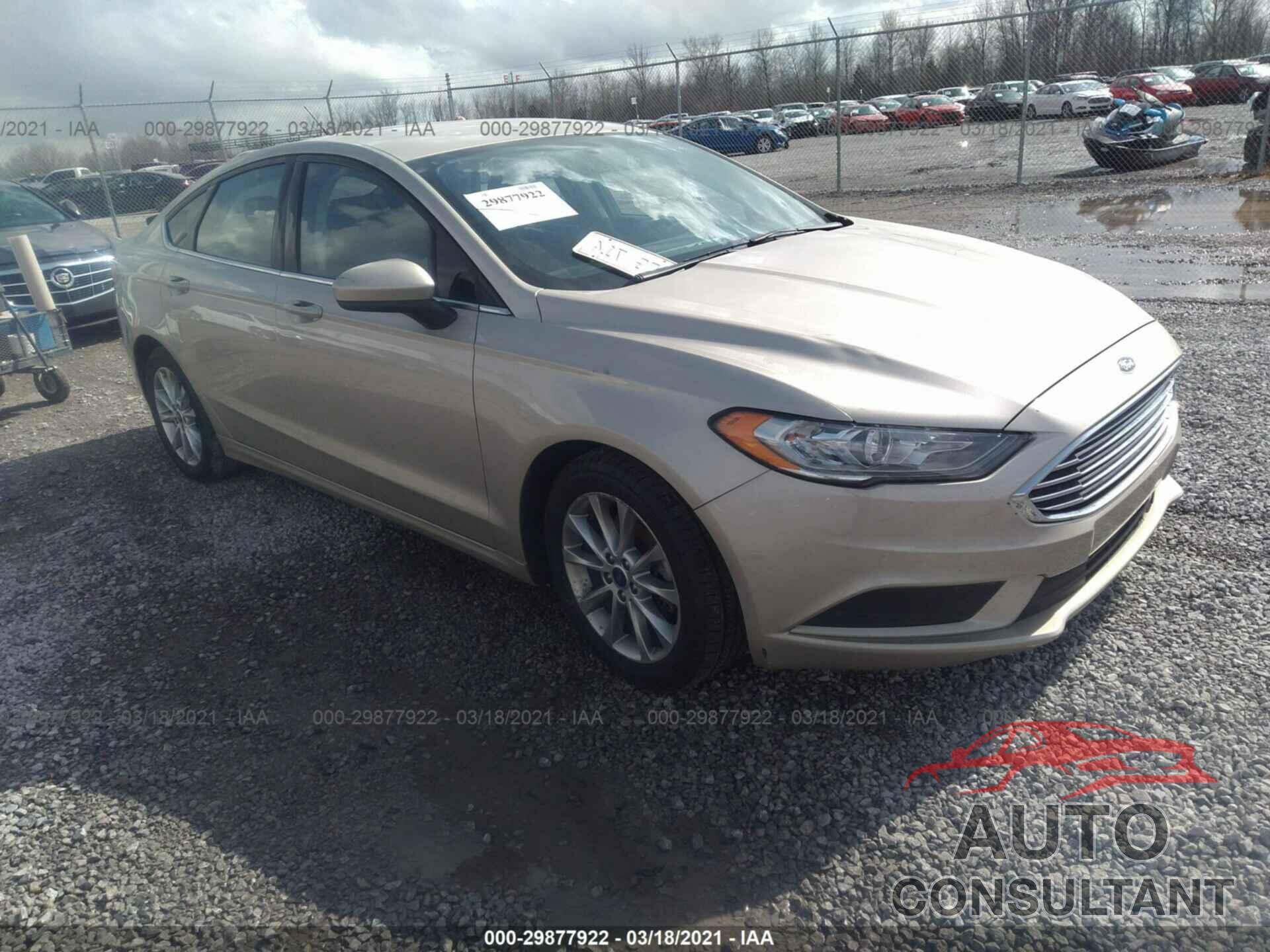 FORD FUSION 2017 - 3FA6P0H78HR411977