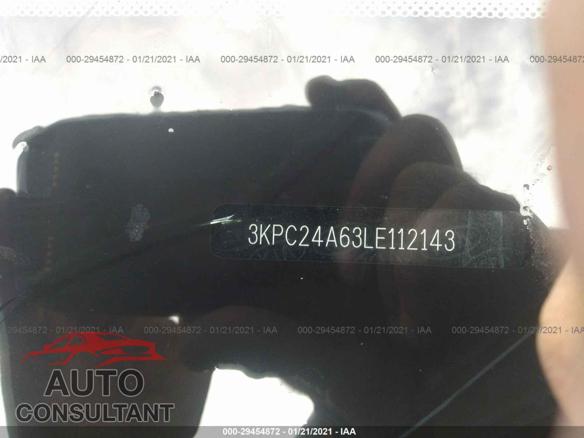 HYUNDAI ACCENT 2020 - 3KPC24A63LE112143