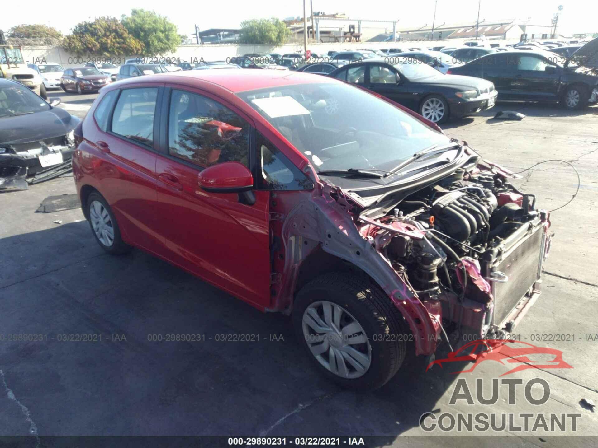 HONDA FIT 2016 - JHMGK5H57GX010692