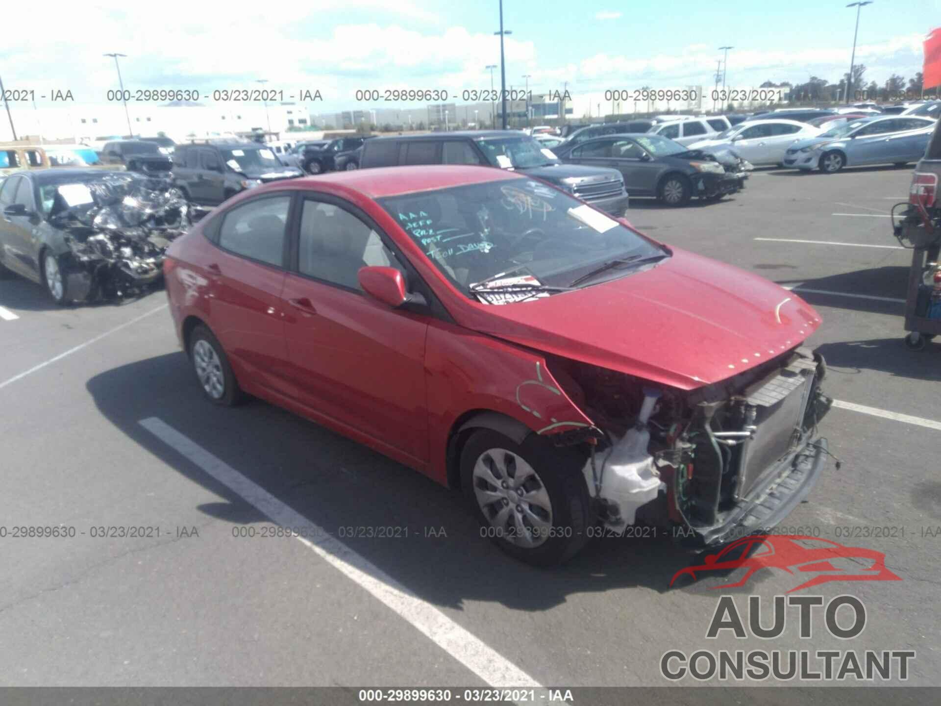 HYUNDAI ACCENT 2016 - KMHCT4AE9GU112204