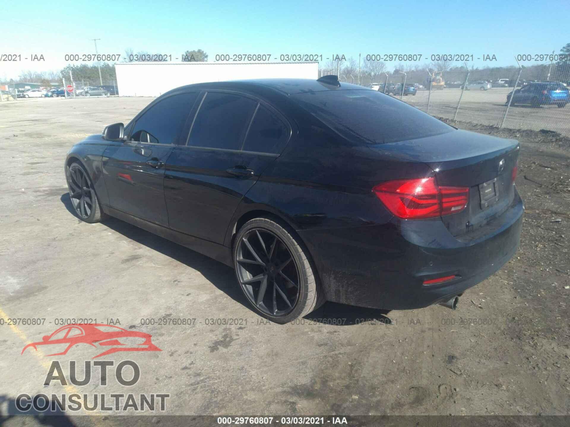 BMW 3 SERIES 2016 - WBA8E5G58GNU20960