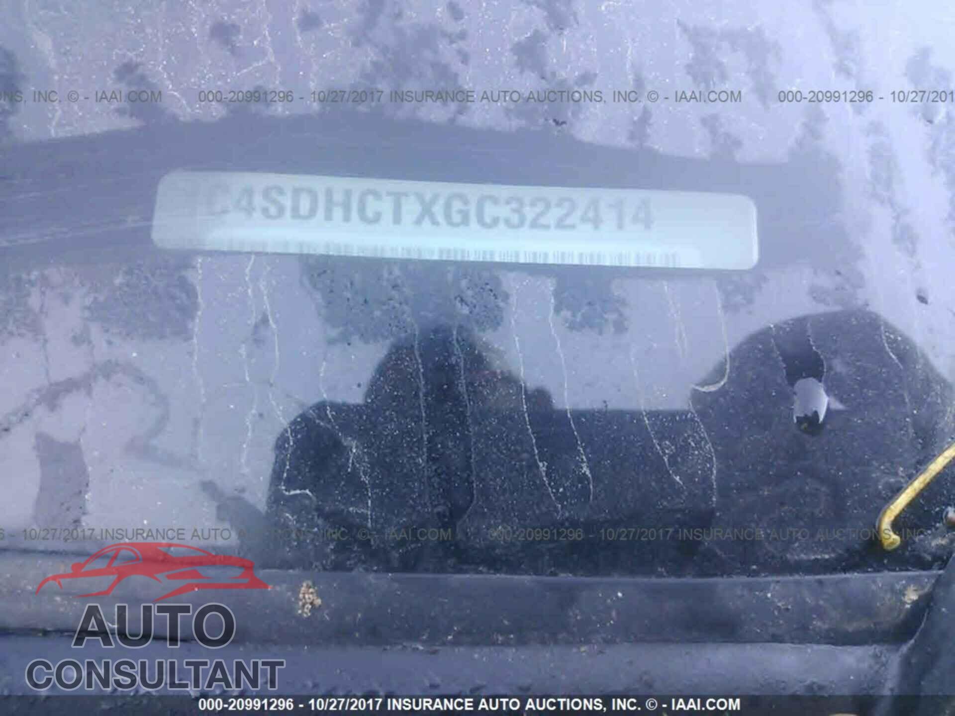 Dodge Durango 2016 - 1C4SDHCTXGC322414
