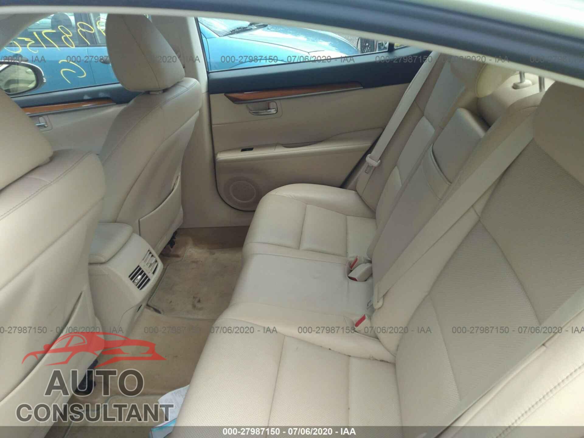 LEXUS ES 2013 - JTHBW1GG8D2002345