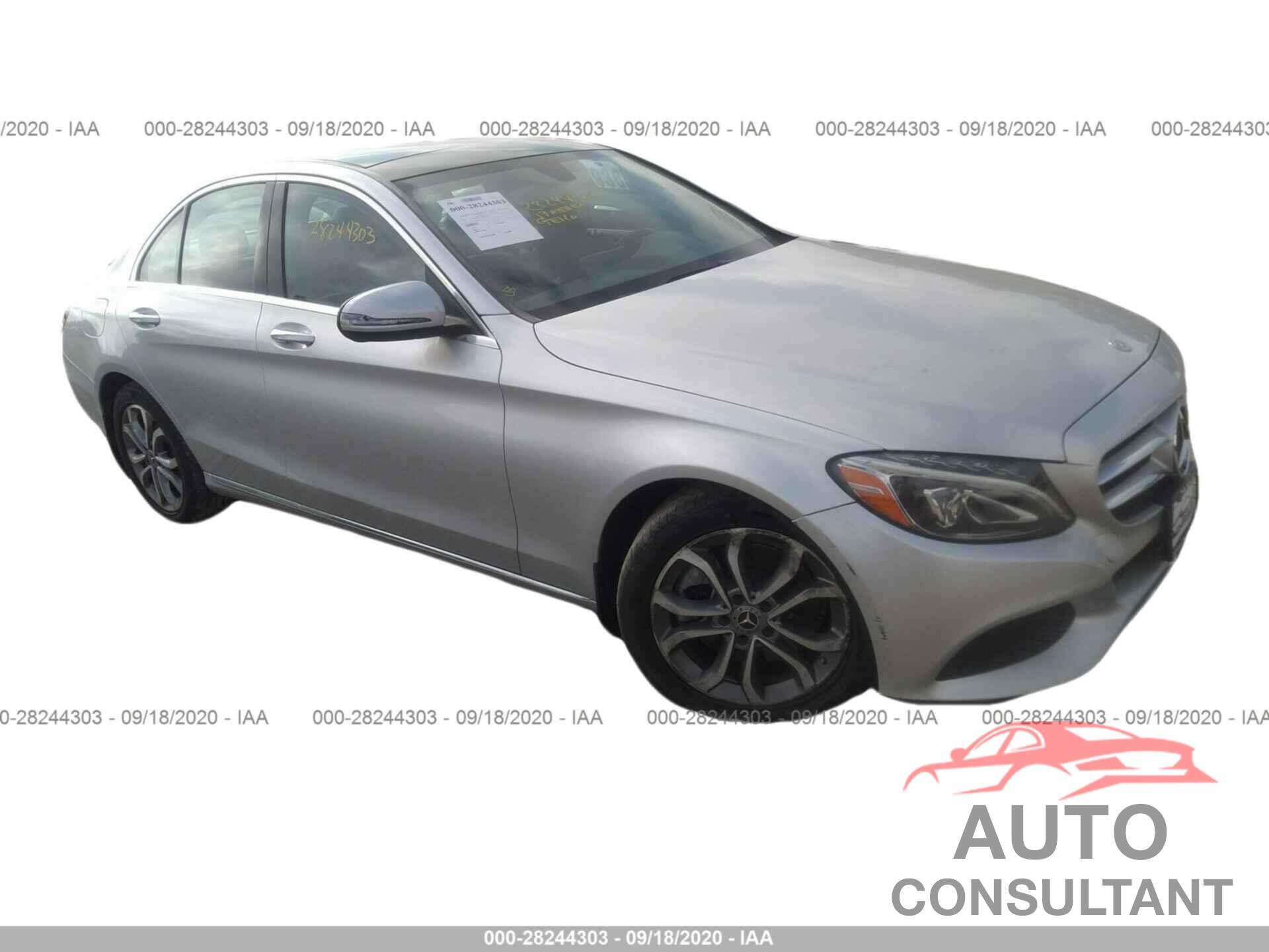 MERCEDES-BENZ C-CLASS 2017 - 55SWF4KB0HU234164
