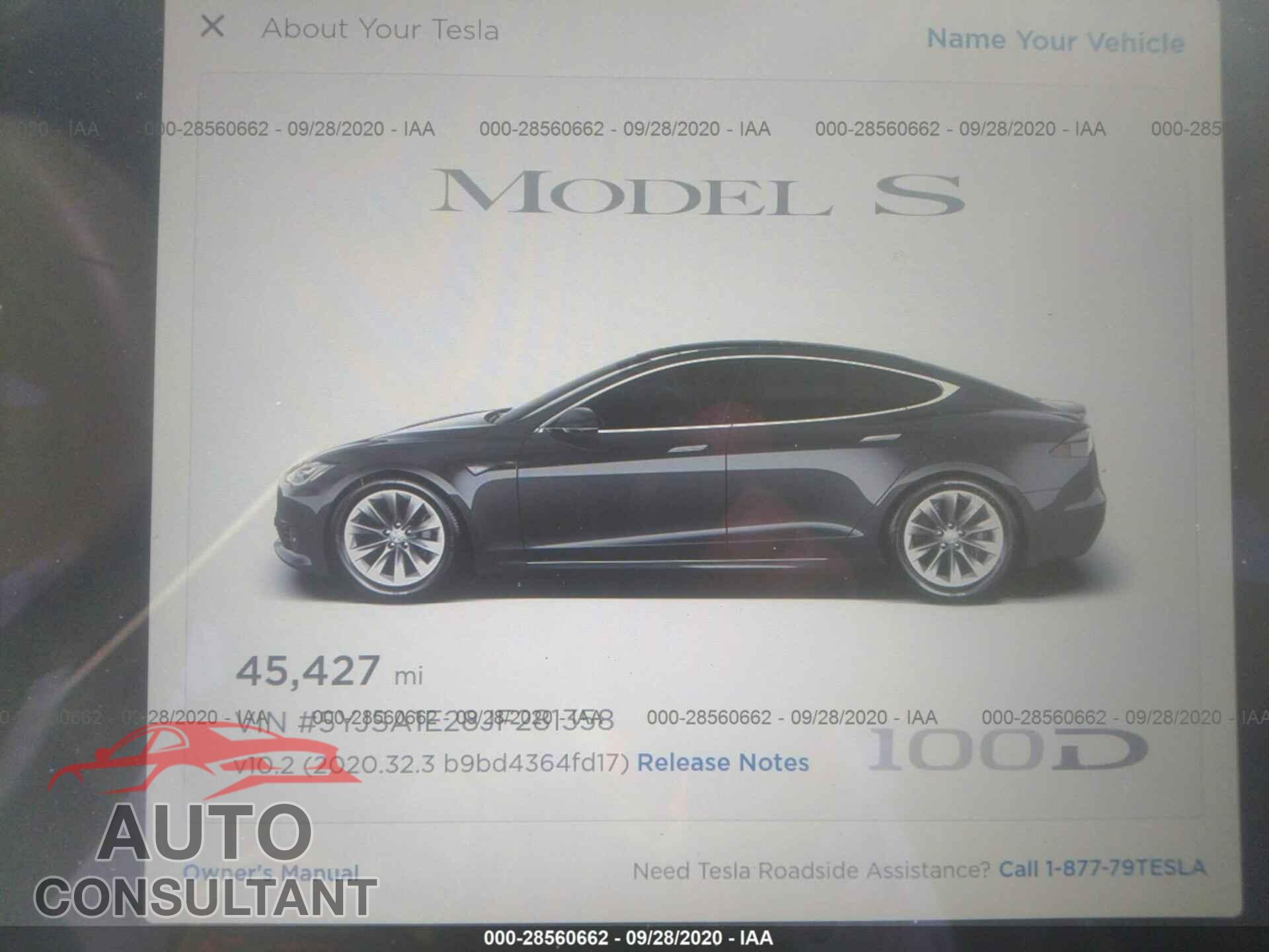 TESLA MODEL S 2018 - 5YJSA1E28JF281358