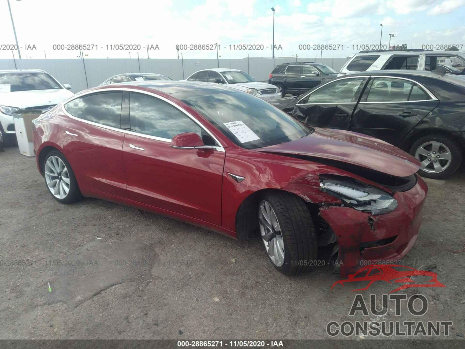 TESLA MODEL 3 2018 - 5YJ3E1EB0JF117322