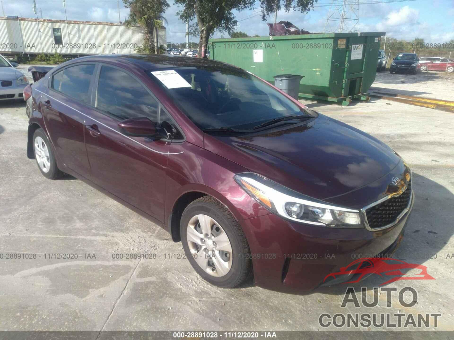 KIA FORTE 2018 - 3KPFK4A79JE248392