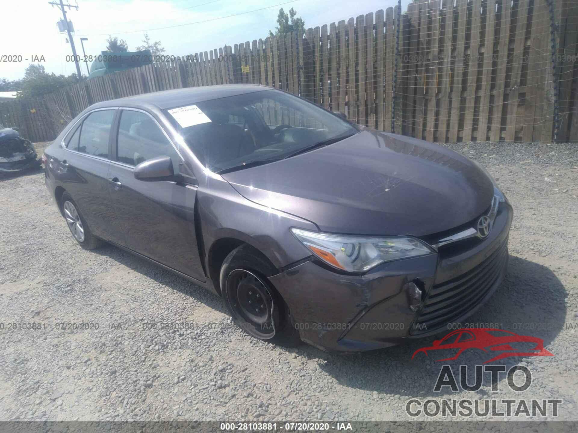 Toyota Camry 2016 - 4T4BF1FK1GR544081