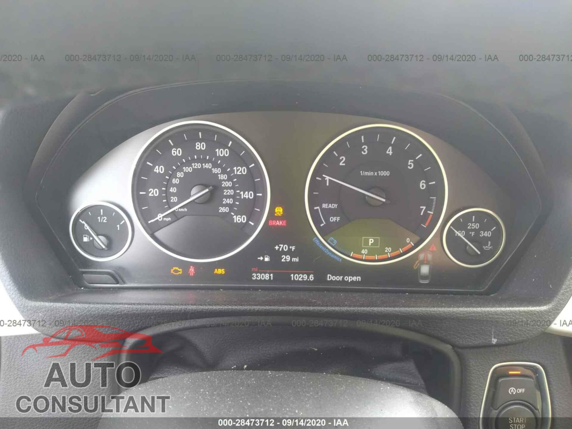 BMW 3 SERIES 2016 - WBA8E5G52GNT94579