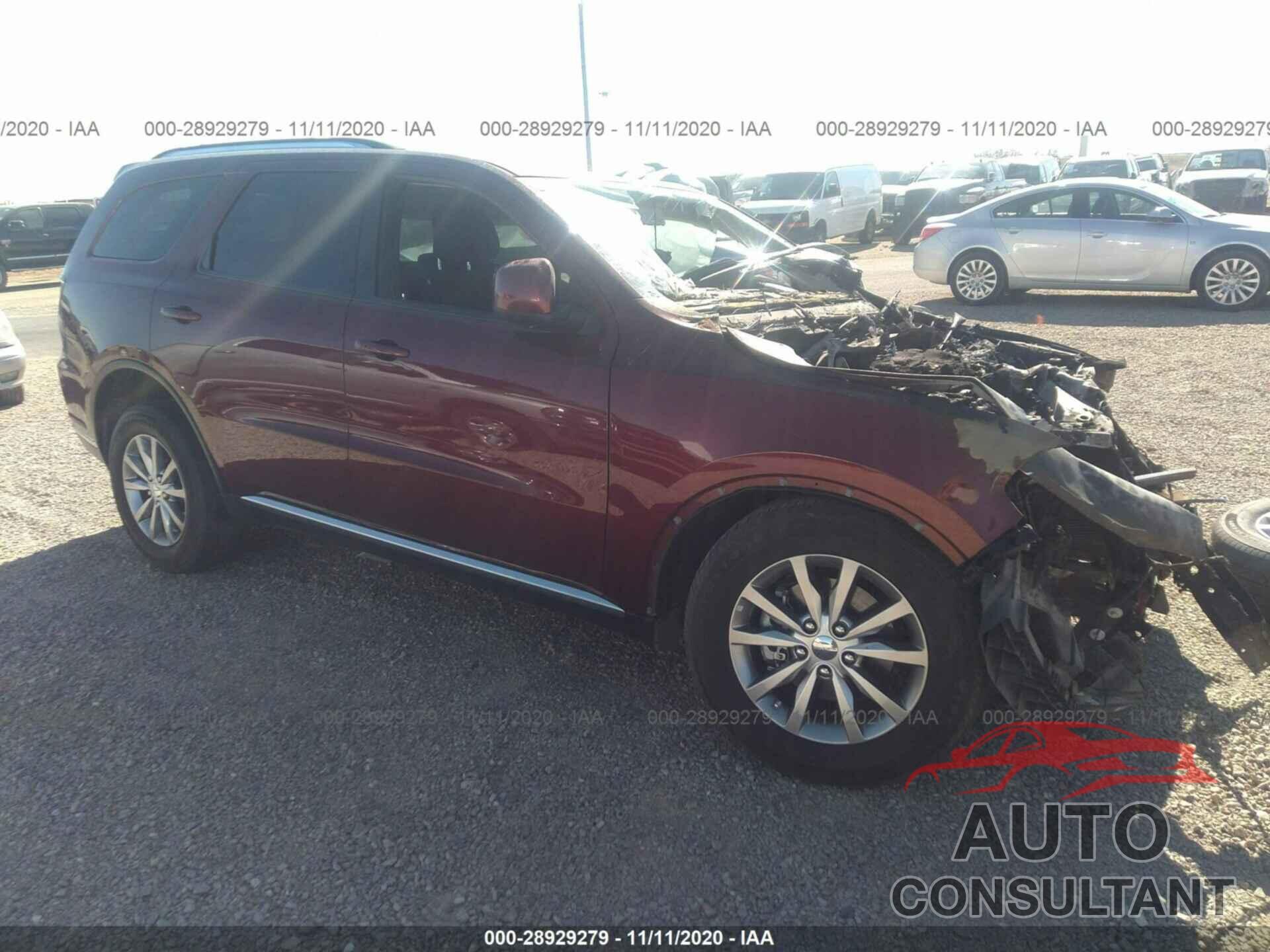 DODGE DURANGO 2017 - 1C4RDHAG5HC629317