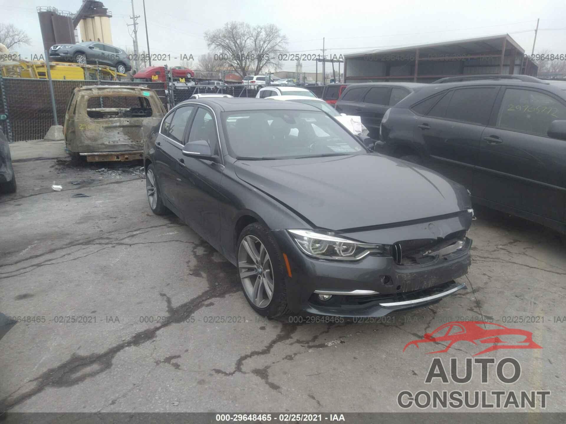 BMW 3 SERIES 2017 - WBA8D9C57HK894076