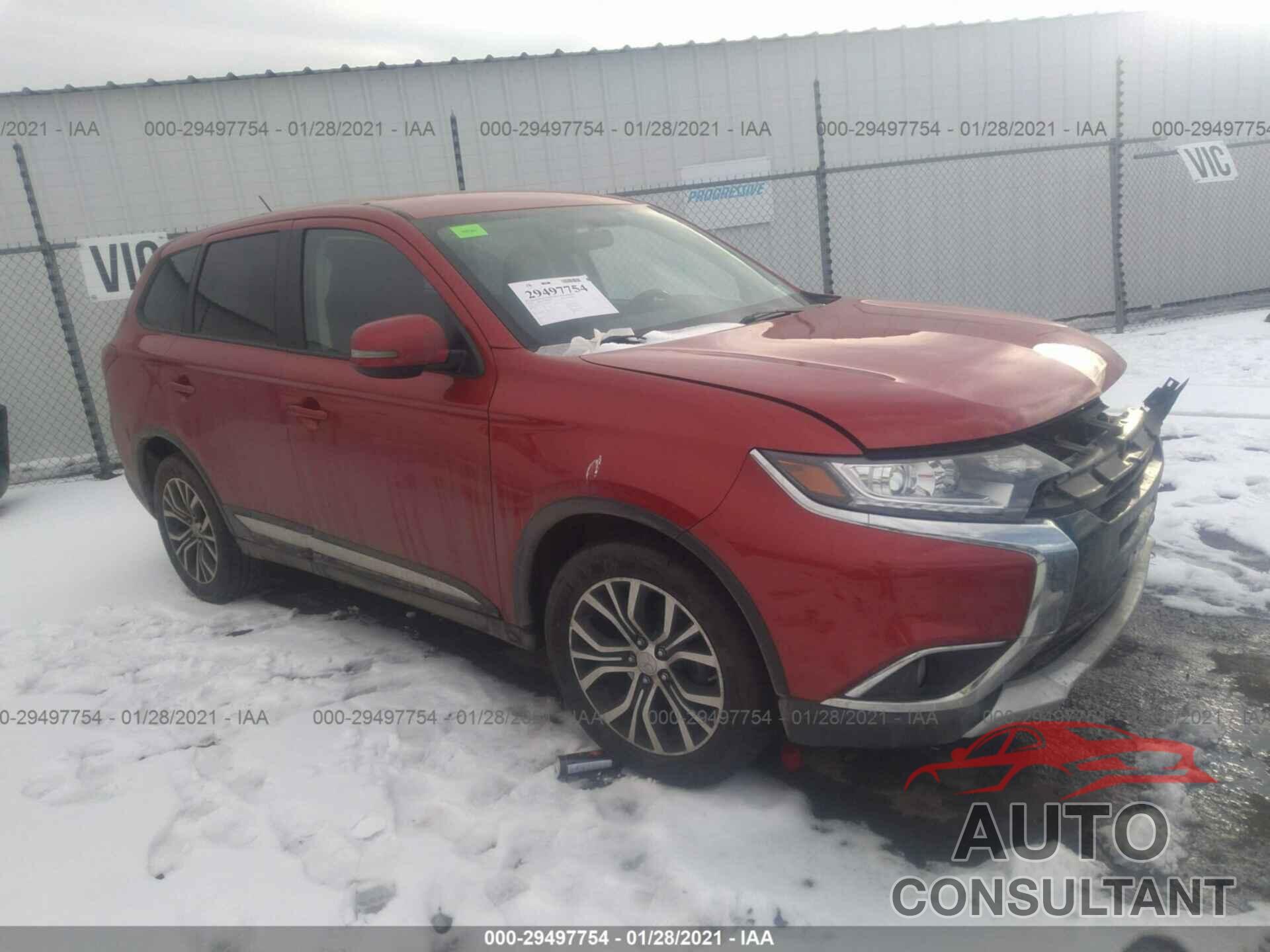 MITSUBISHI OUTLANDER 2016 - JA4AZ3A33GZ025561