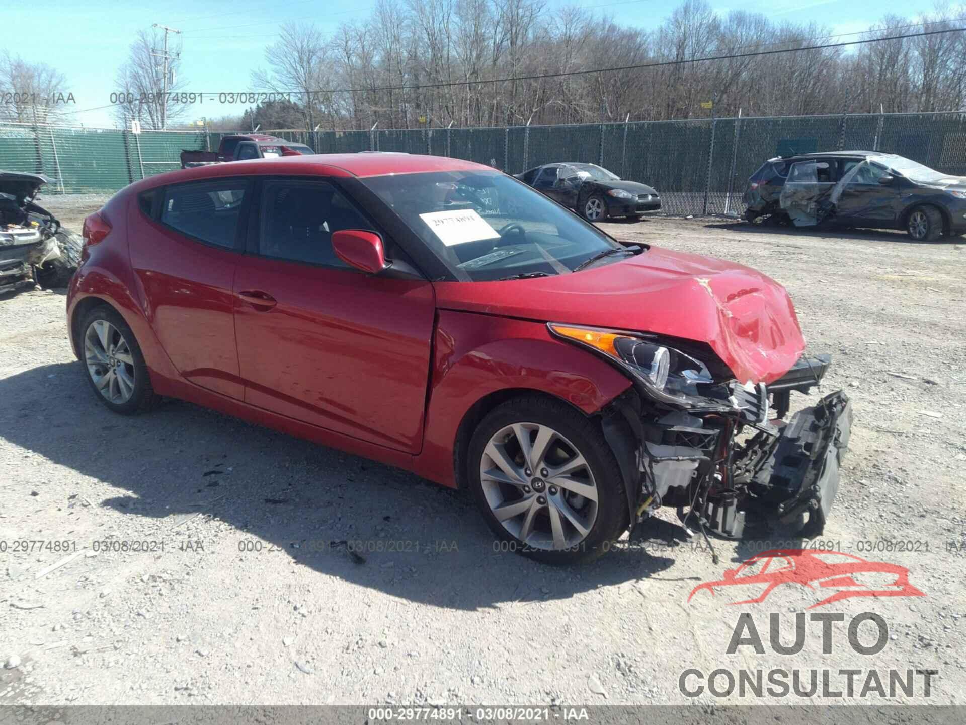 HYUNDAI VELOSTER 2016 - KMHTC6AD9GU273588