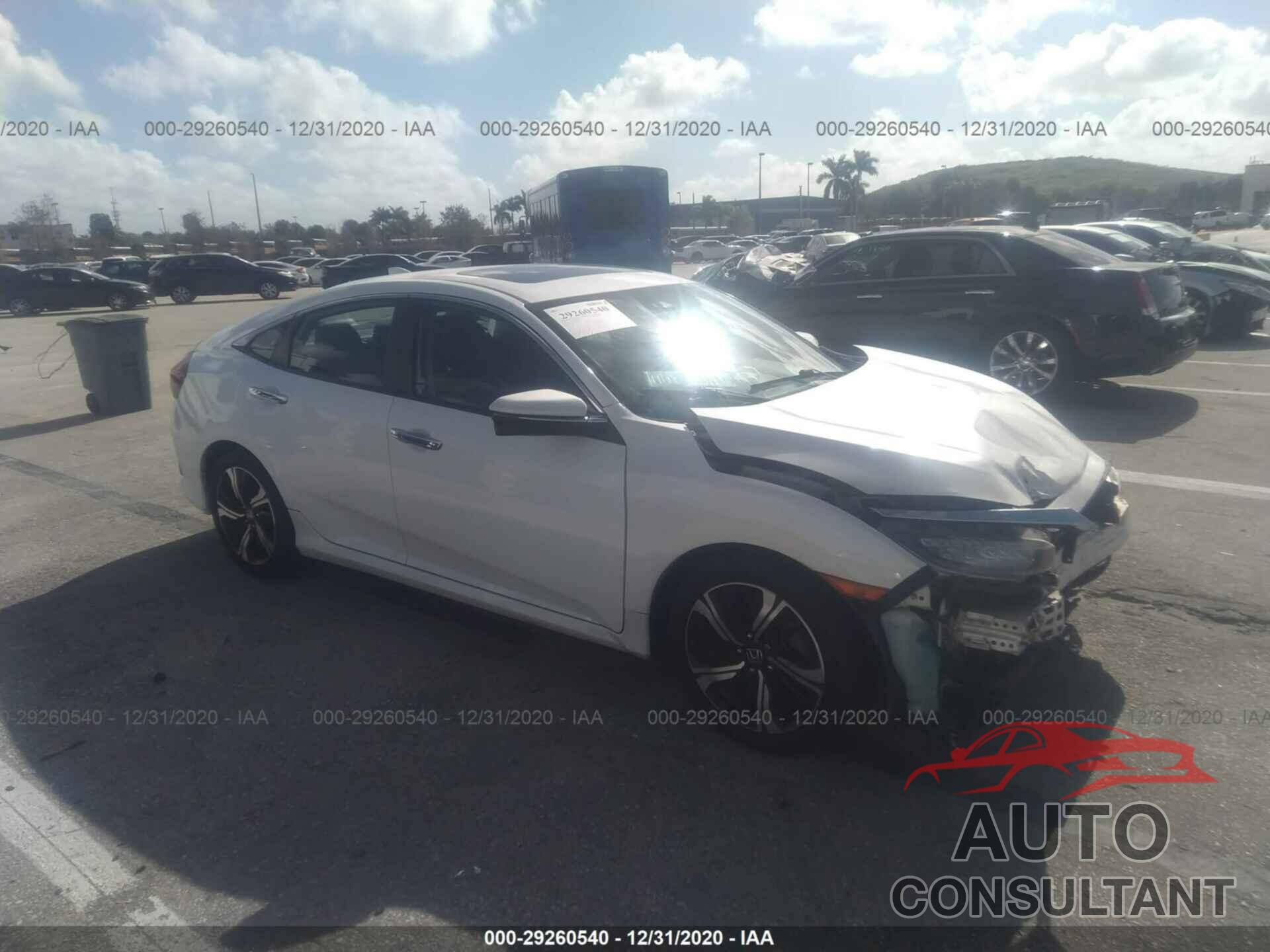 HONDA CIVIC SEDAN 2016 - 19XFC1F97GE012547