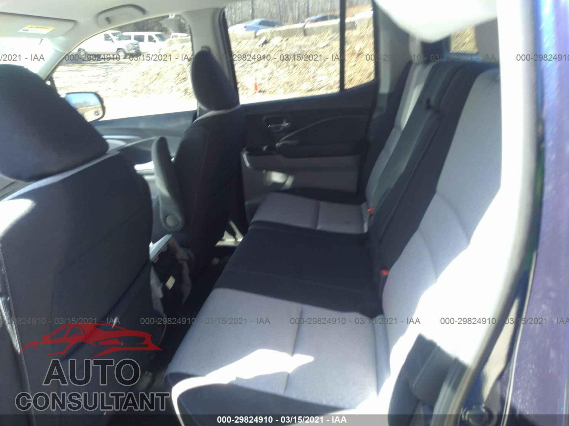 HONDA RIDGELINE 2017 - 5FPYK3F43HB021034