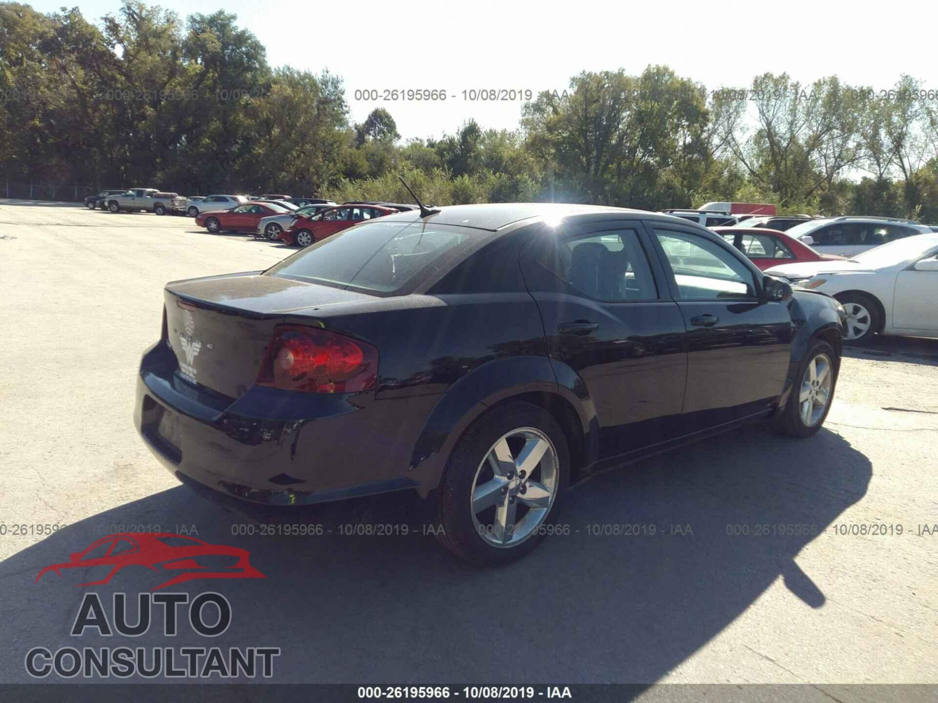 DODGE AVENGER 2011 - 1B3BD1FB7BN577241