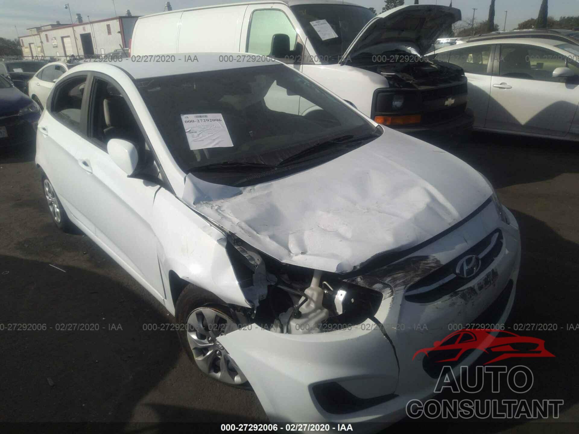 HYUNDAI ACCENT 2017 - KMHCT4AE3HU291888