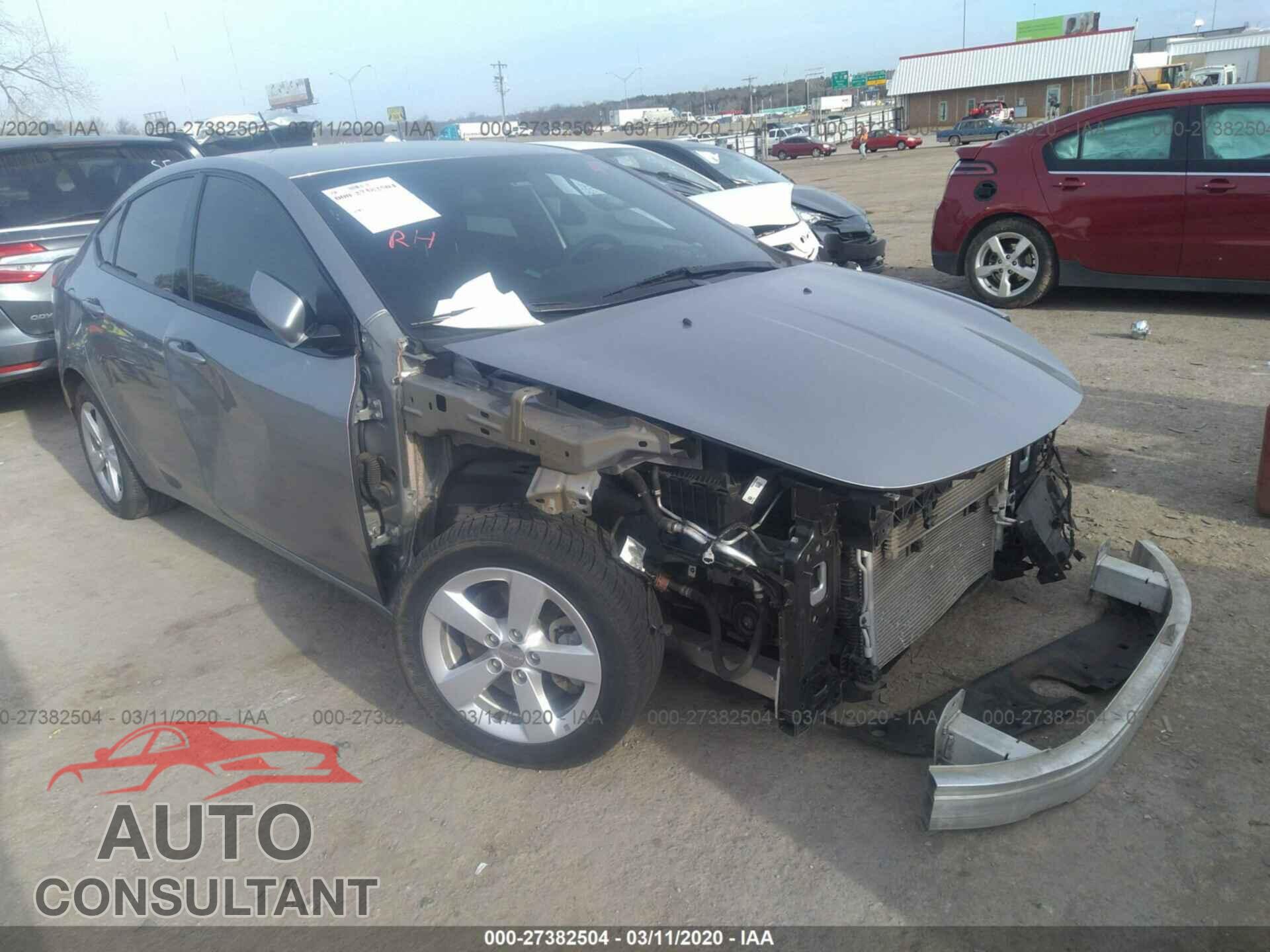 DODGE DART 2016 - 1C3CDFBA1GD605257