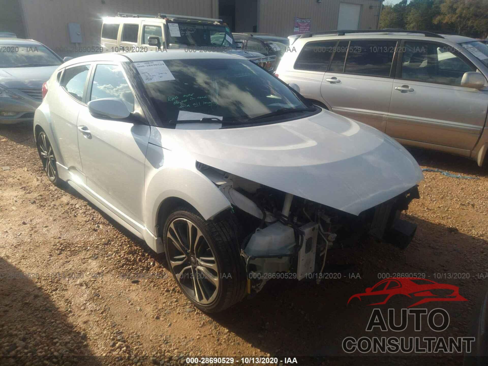 HYUNDAI VELOSTER 2016 - KMHTC6AE2GU271173