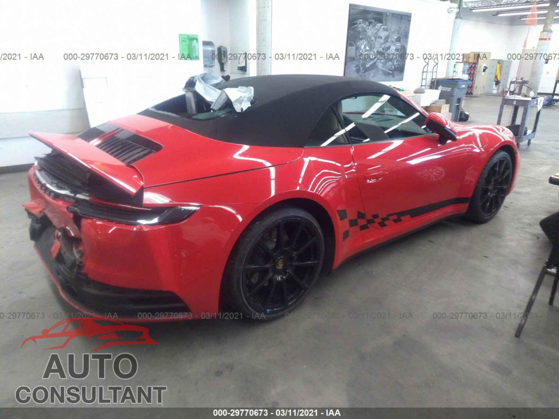 PORSCHE 911 2020 - WP0CA2A98LS251845
