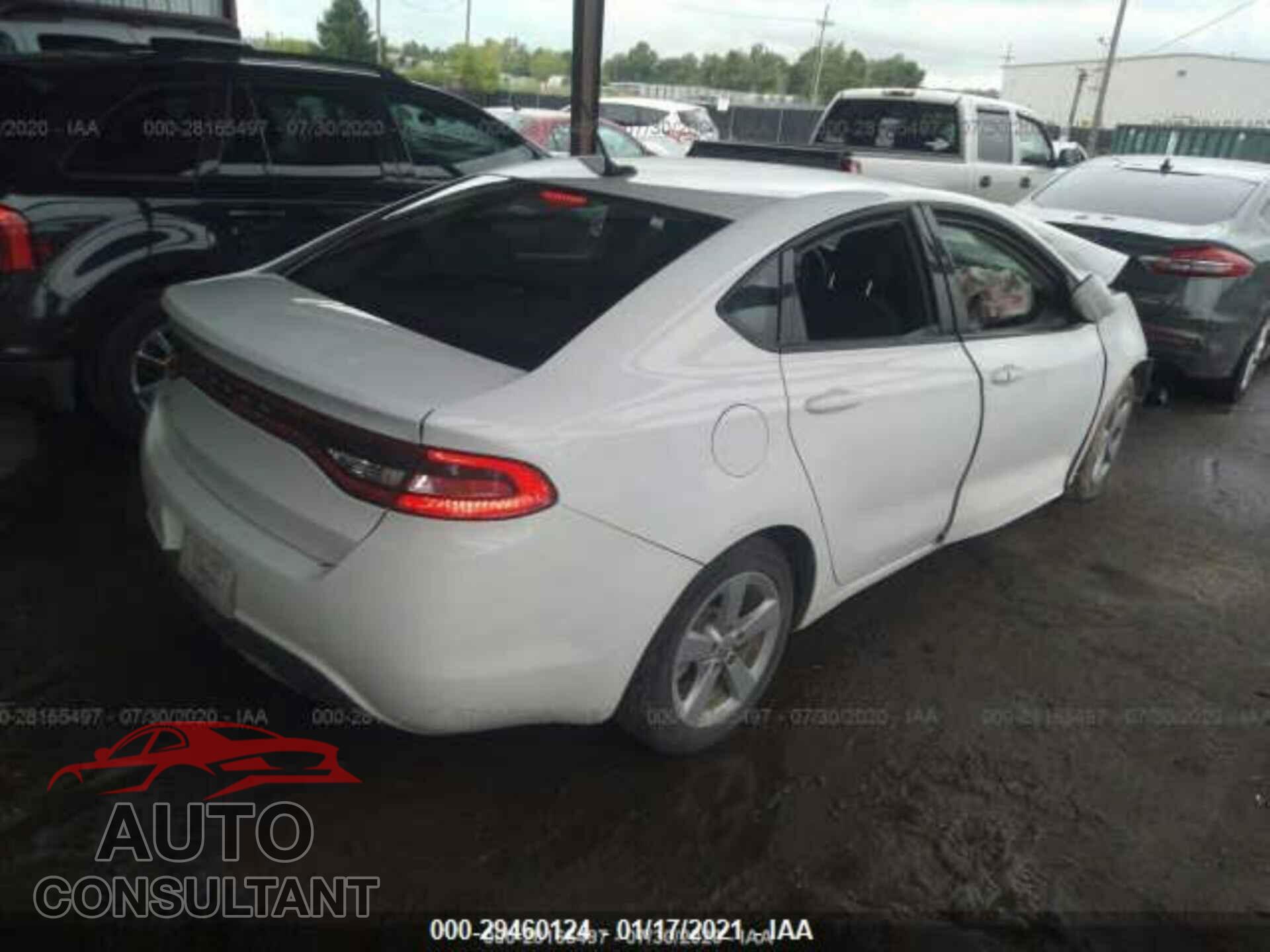 DODGE DART 2016 - 1C3CDFBB8GD689229