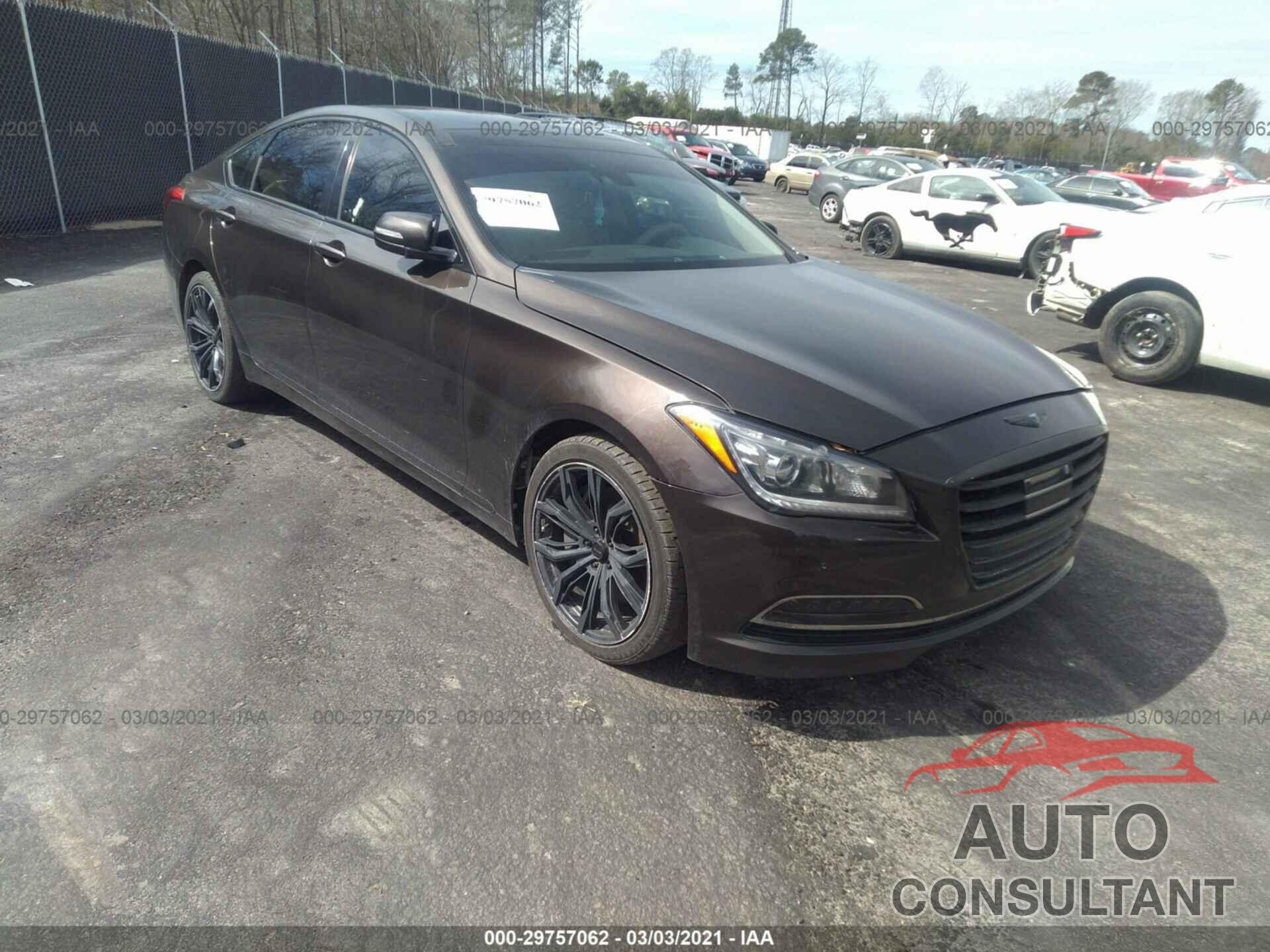 HYUNDAI GENESIS 2016 - KMHGN4JE6GU132129