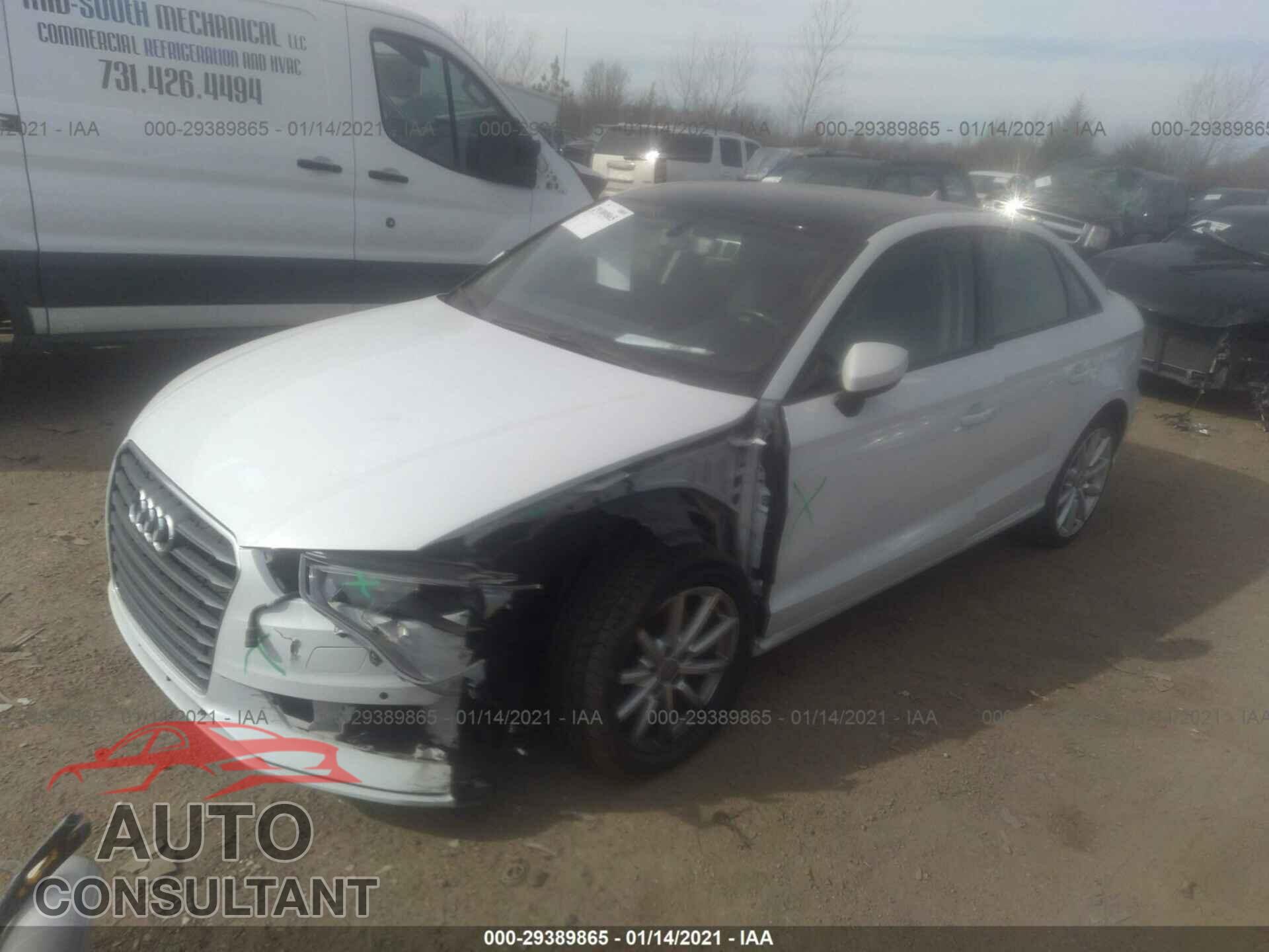AUDI A3 2016 - WAUA7GFF0G1023686
