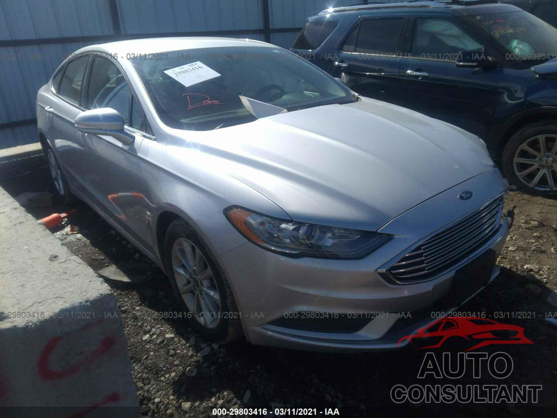 FORD FUSION 2017 - 3FA6P0H7XHR221596