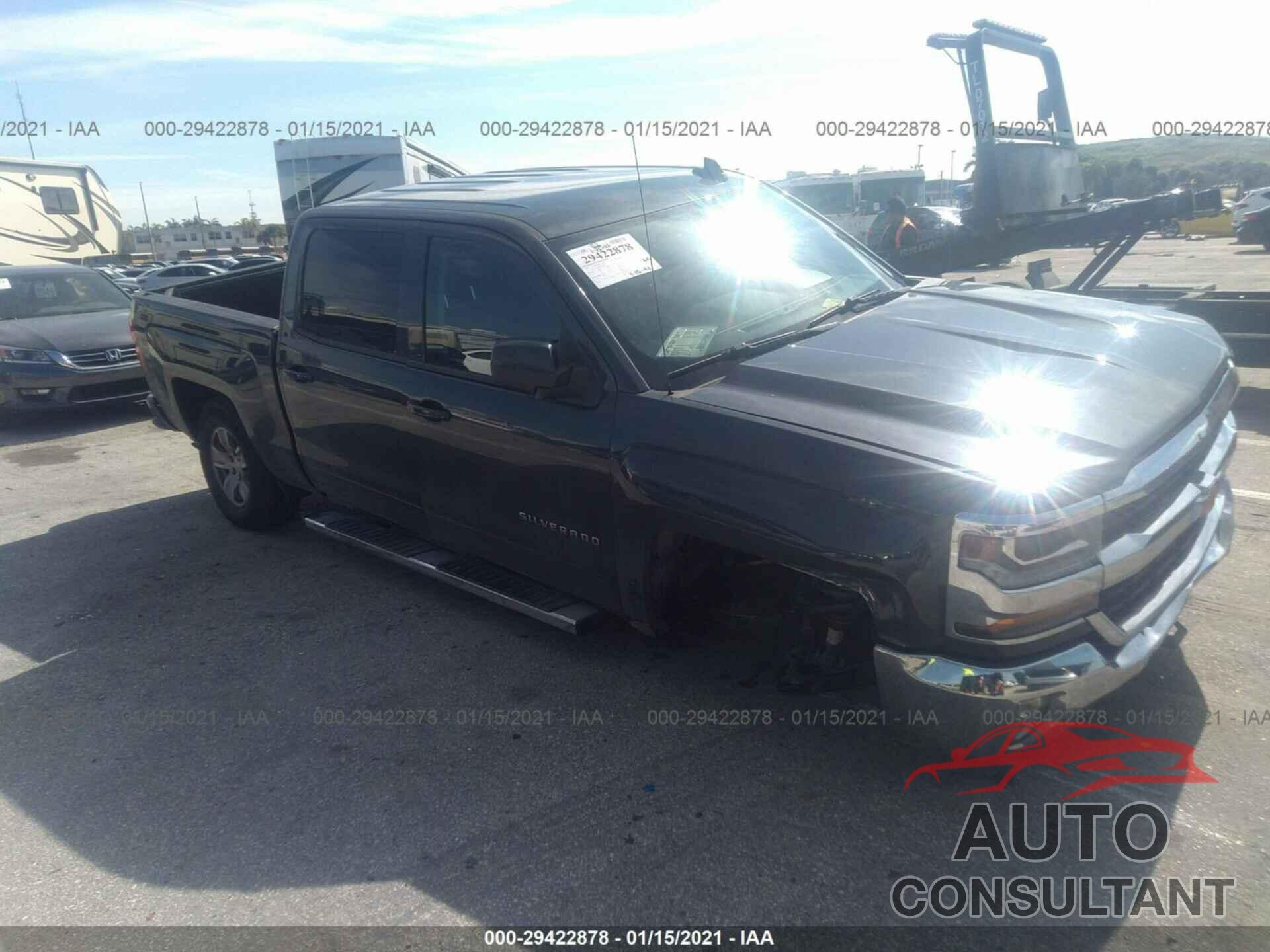 CHEVROLET SILVERADO 1500 2017 - 3GCPCREH7HG348037