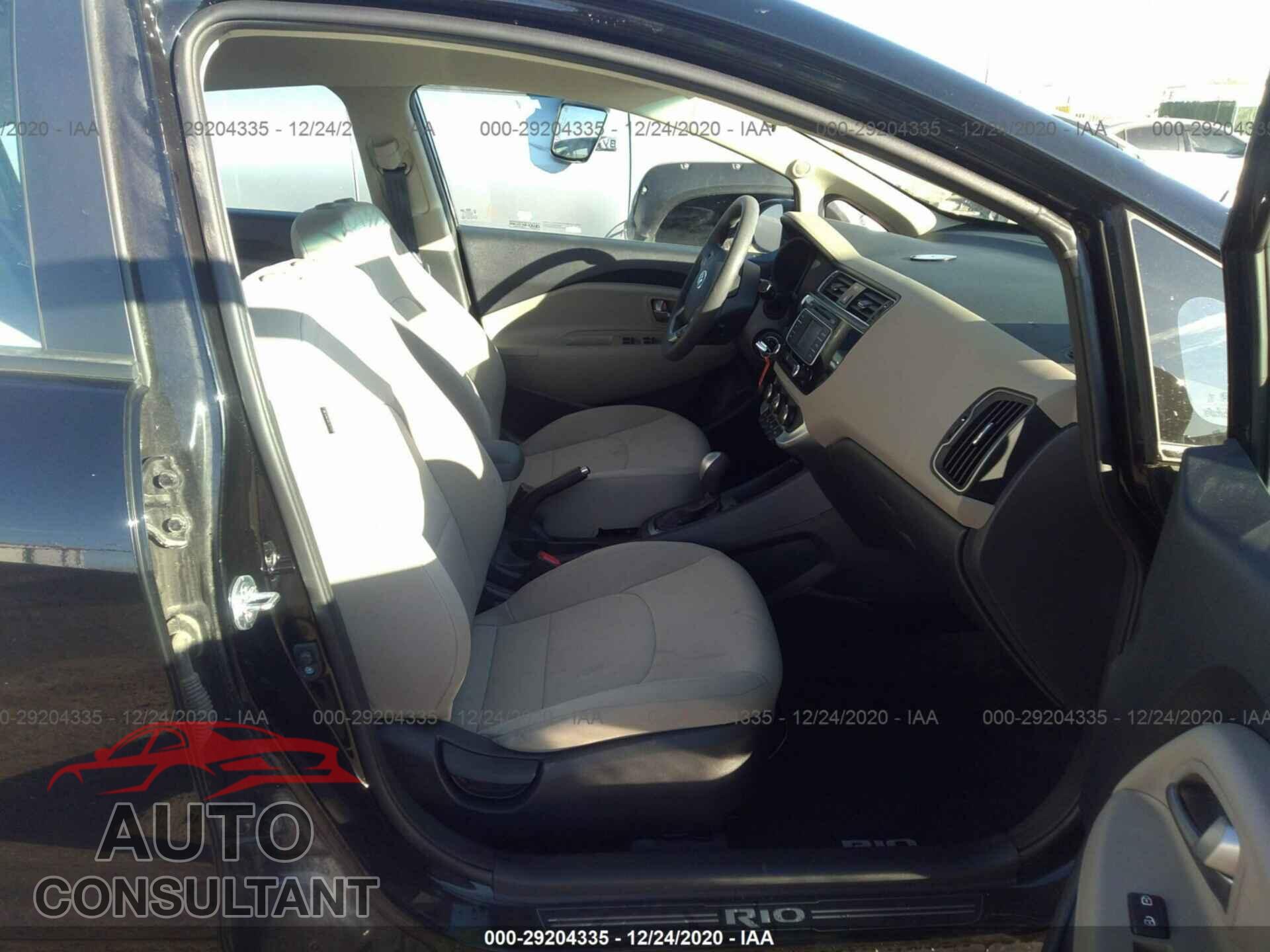 KIA RIO 2017 - KNADN4A31H6086279