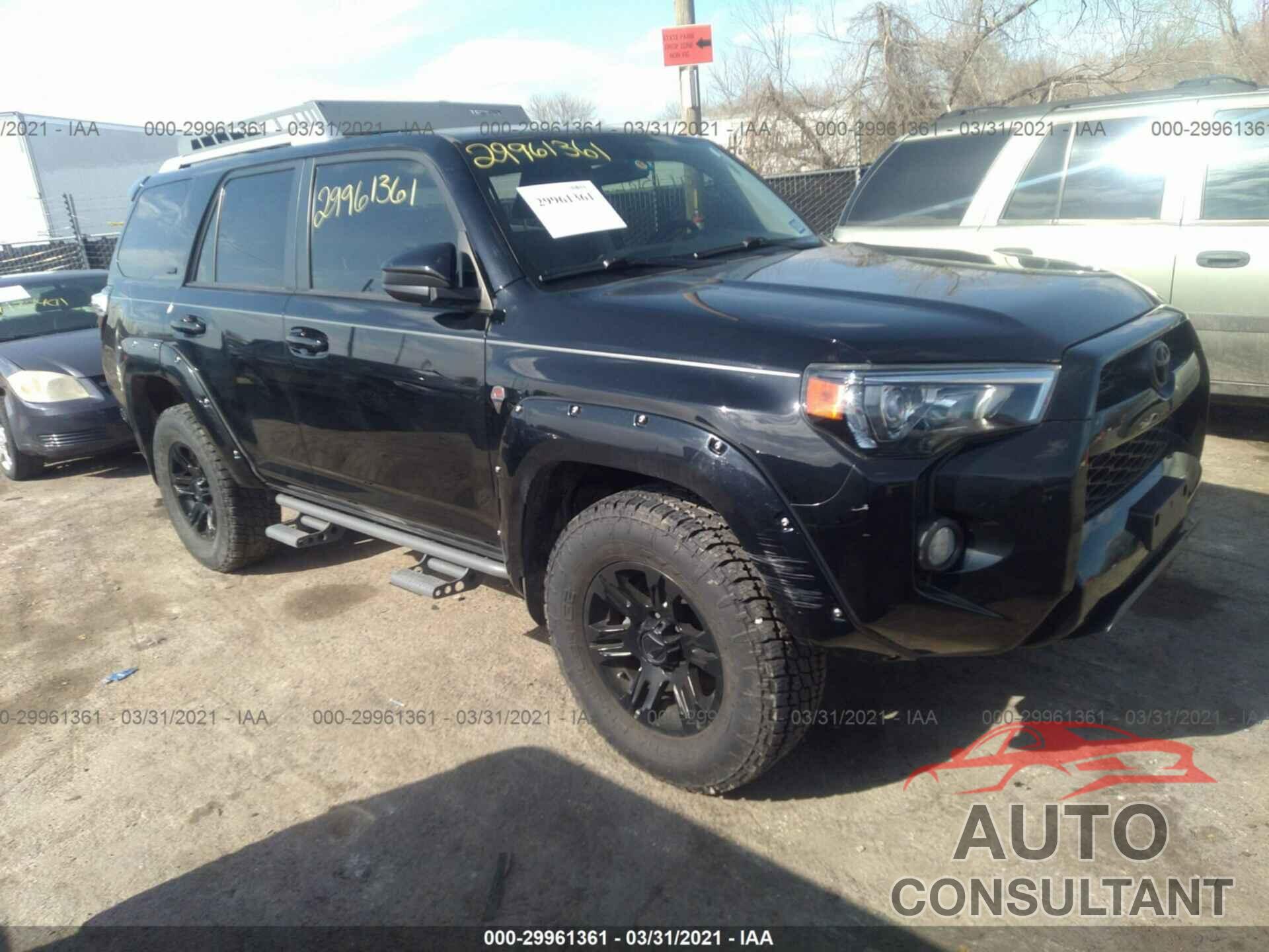 TOYOTA 4RUNNER 2017 - JTEBU5JR1H5437782