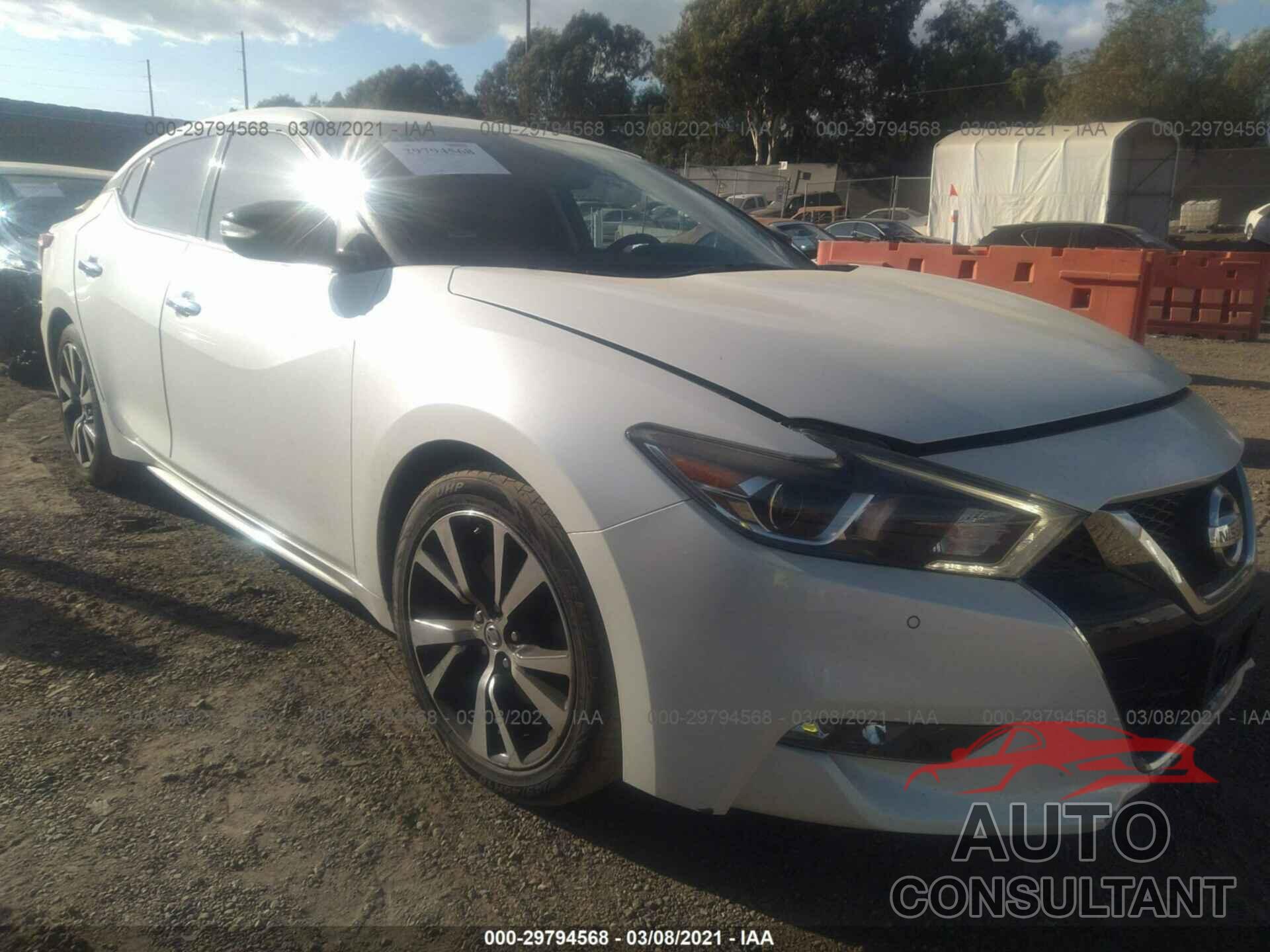 NISSAN MAXIMA 2018 - 1N4AA6AP5JC368034