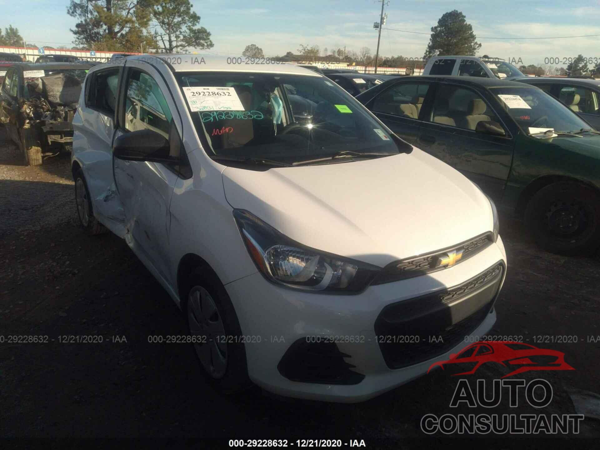 CHEVROLET SPARK 2017 - KL8CB6SA8HC826985