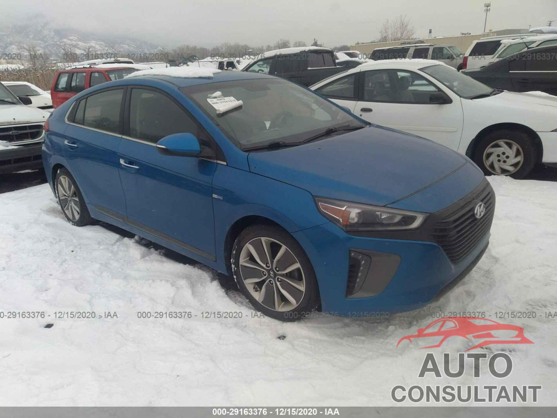 HYUNDAI IONIQ HYBRID 2017 - KMHC85LC2HU049015