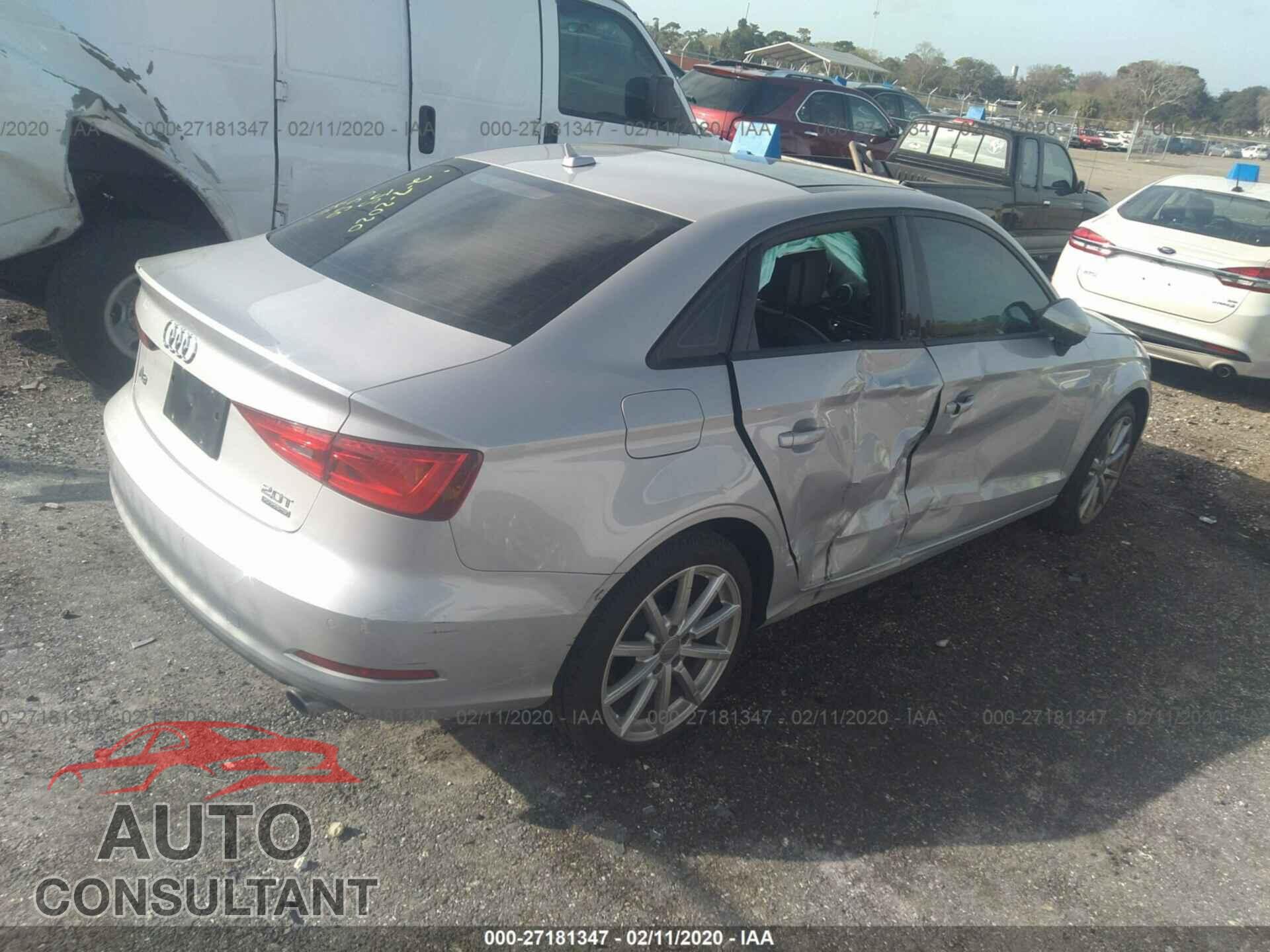 AUDI A3 2016 - WAUB8GFF7G1022813