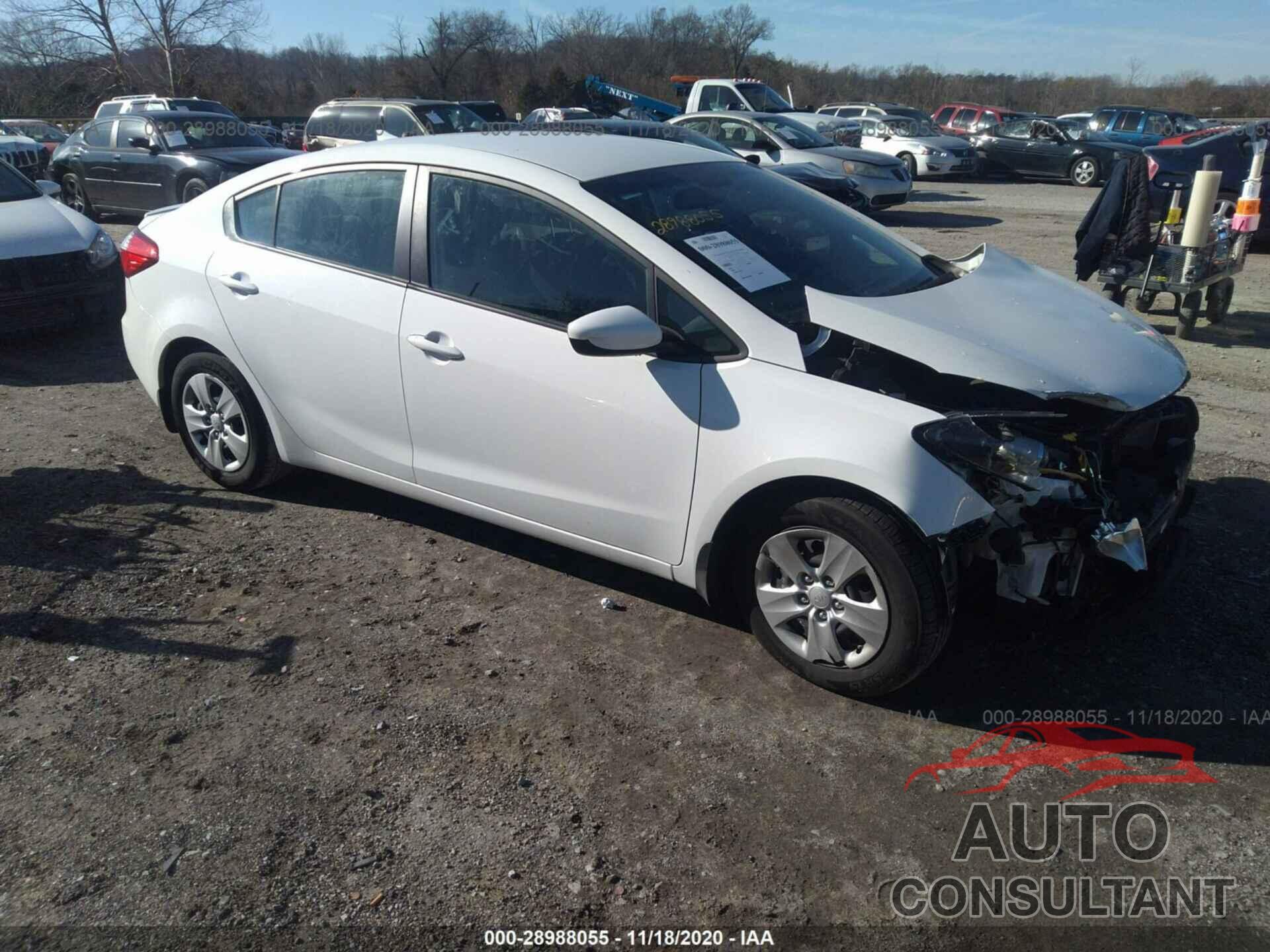 KIA FORTE 2016 - KNAFK4A63G5610984