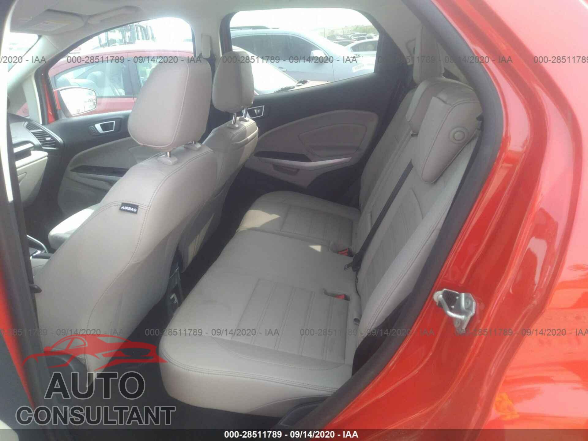 FORD ECOSPORT 2020 - MAJ6S3KL2LC363955