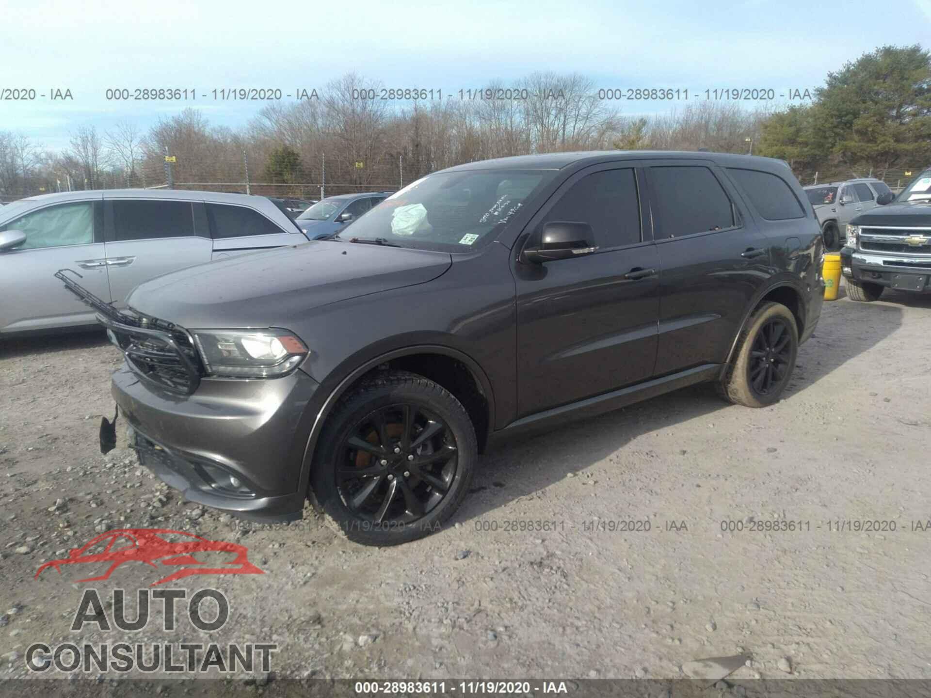 DODGE DURANGO 2017 - 1C4RDJDG8HC664968