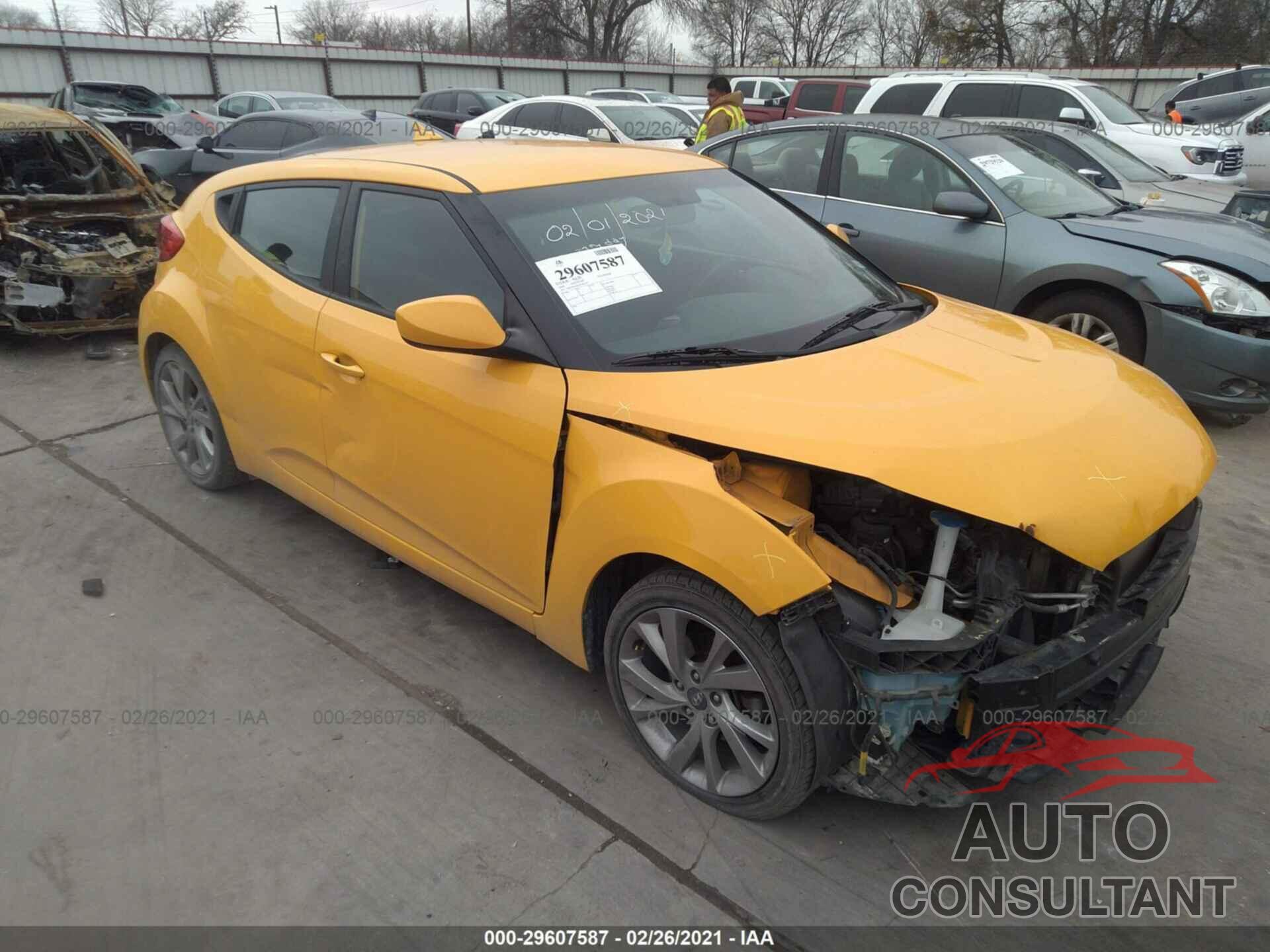 HYUNDAI VELOSTER 2016 - KMHTC6ADXGU282199