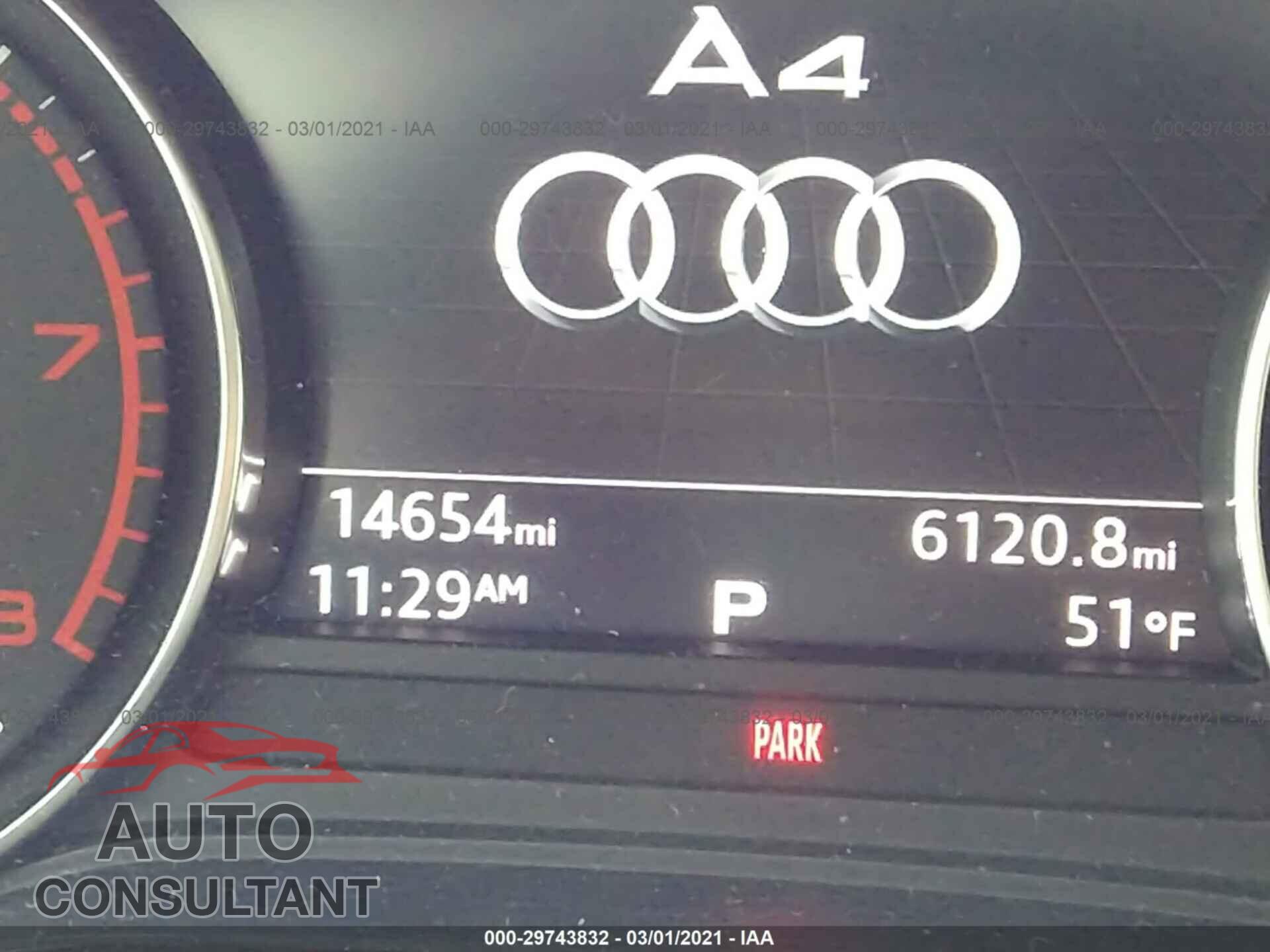 AUDI A4 2019 - WAUGMAF41KN020909
