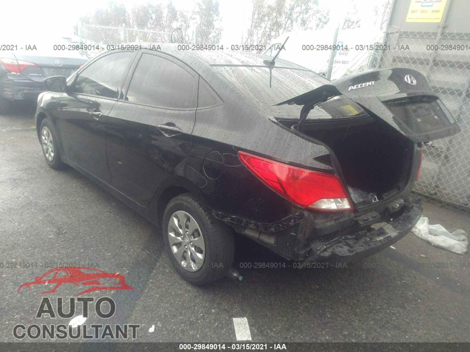 HYUNDAI ACCENT 2016 - KMHCT4AE6GU016787