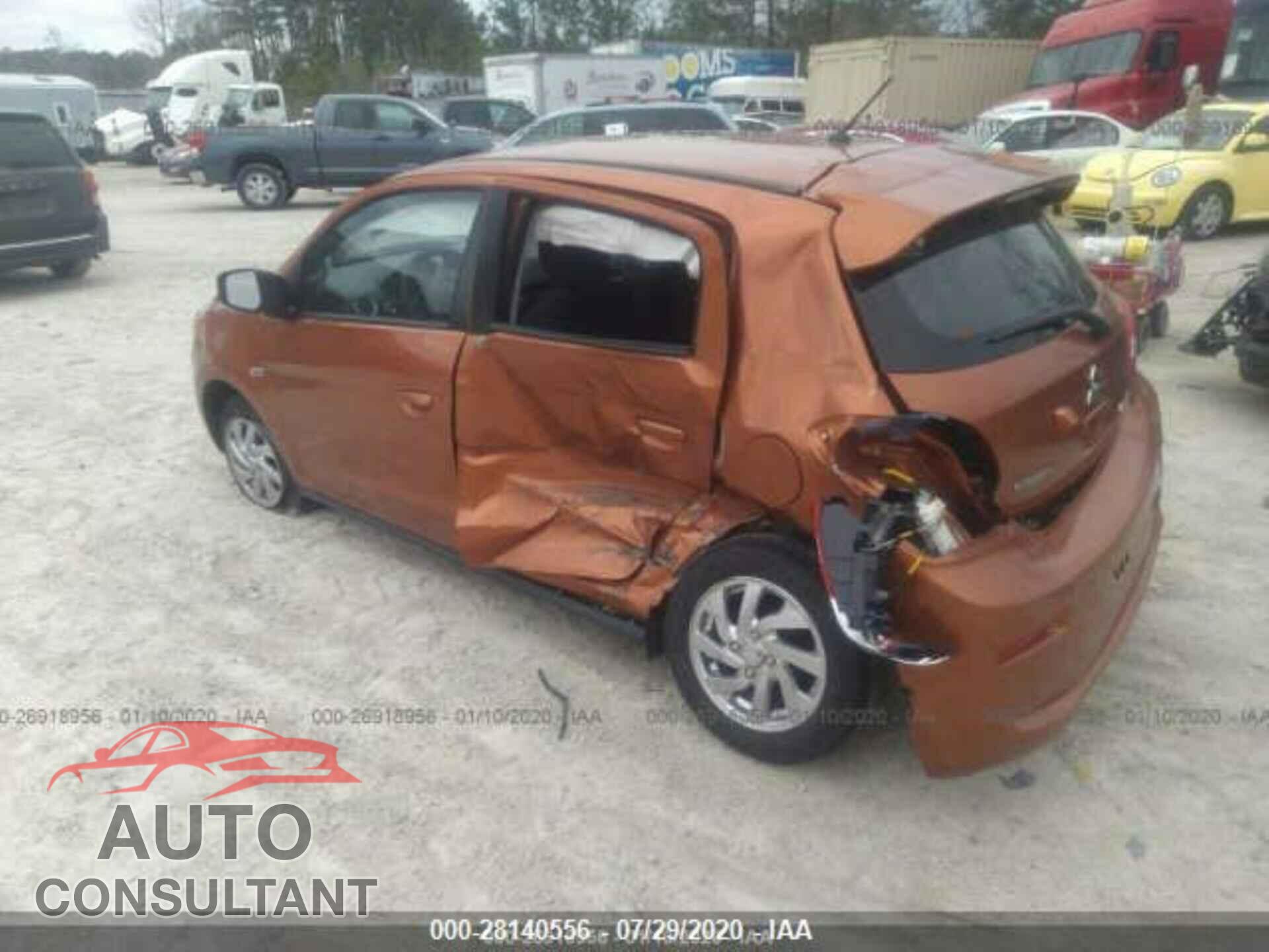 MITSUBISHI MIRAGE 2019 - ML32A4HJ3KH013407