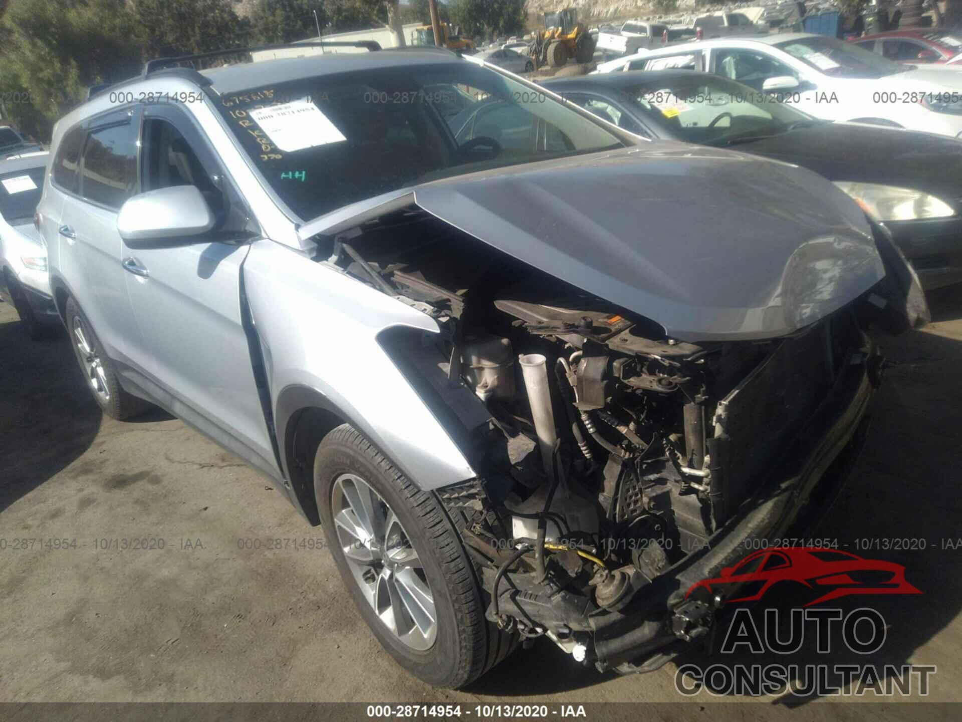 HYUNDAI SANTA FE 2017 - KM8SM4HF3HU196125