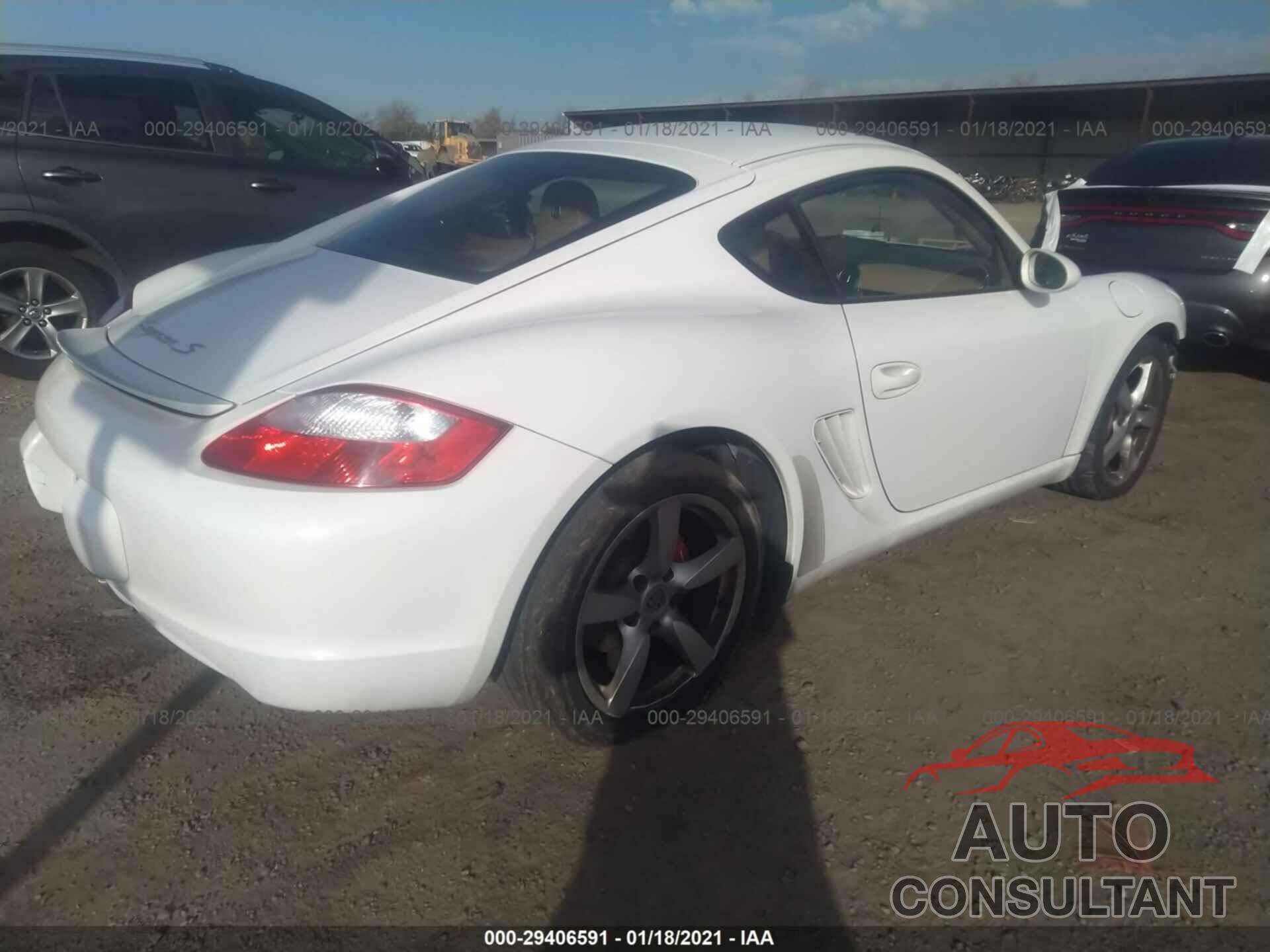 PORSCHE CAYMAN 2008 - WP0AB29848U782326