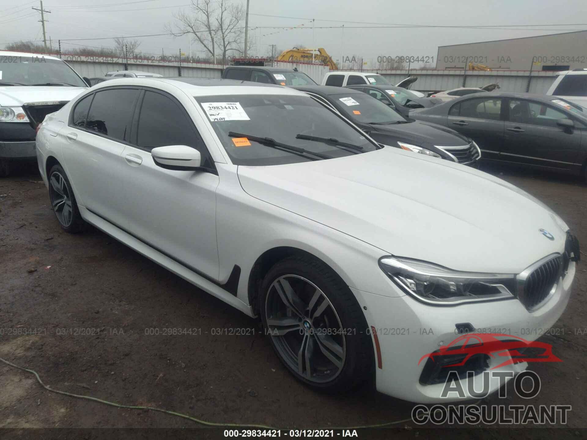 BMW 7 SERIES 2016 - WBA7F2C51GG420395