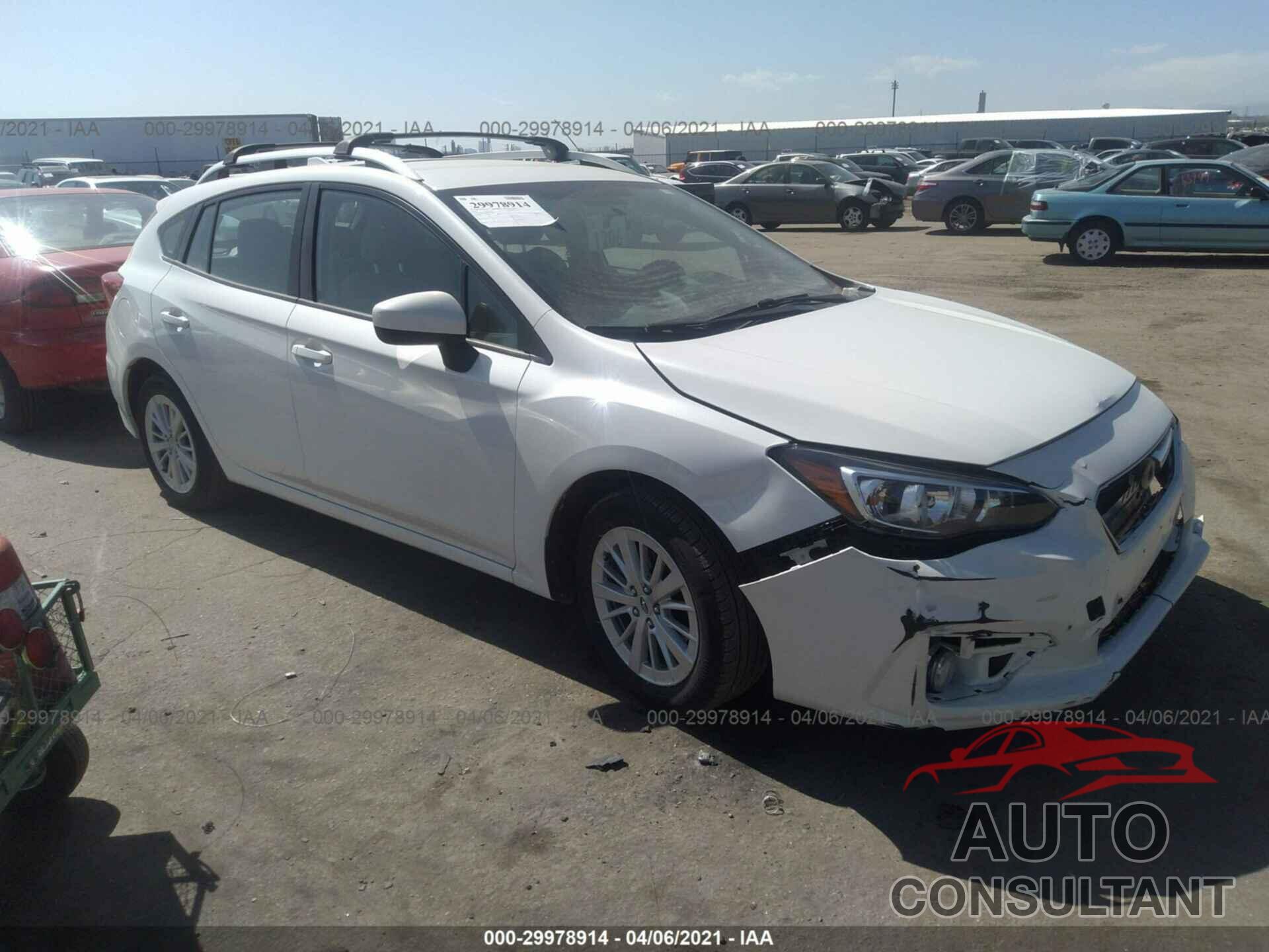 SUBARU IMPREZA 2018 - 4S3GTAD68J3738090