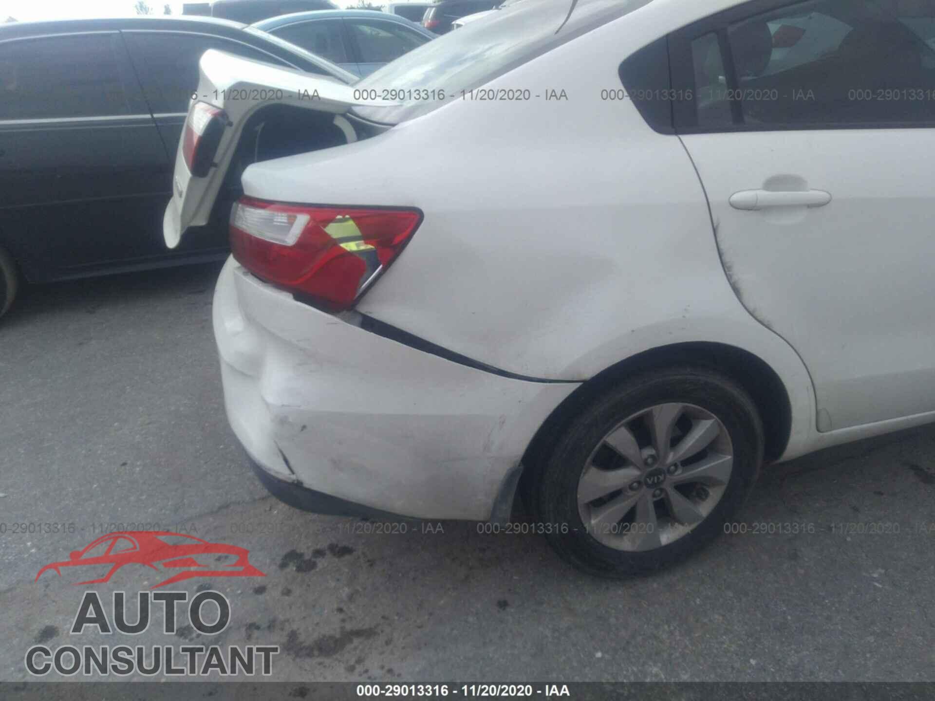 KIA RIO 2017 - KNADN4A3XH6007241