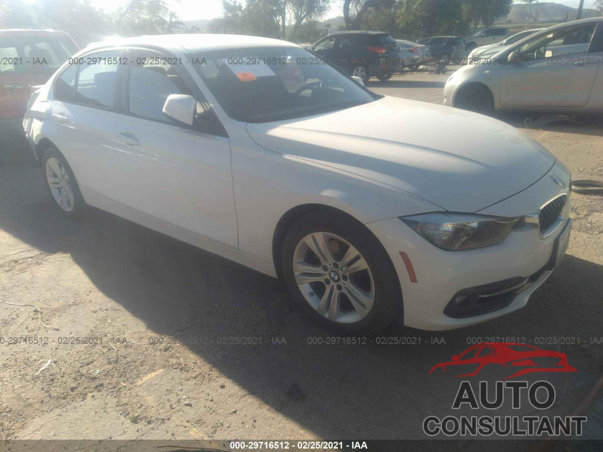 BMW 3 SERIES 2016 - WBA8E9G57GNT43456