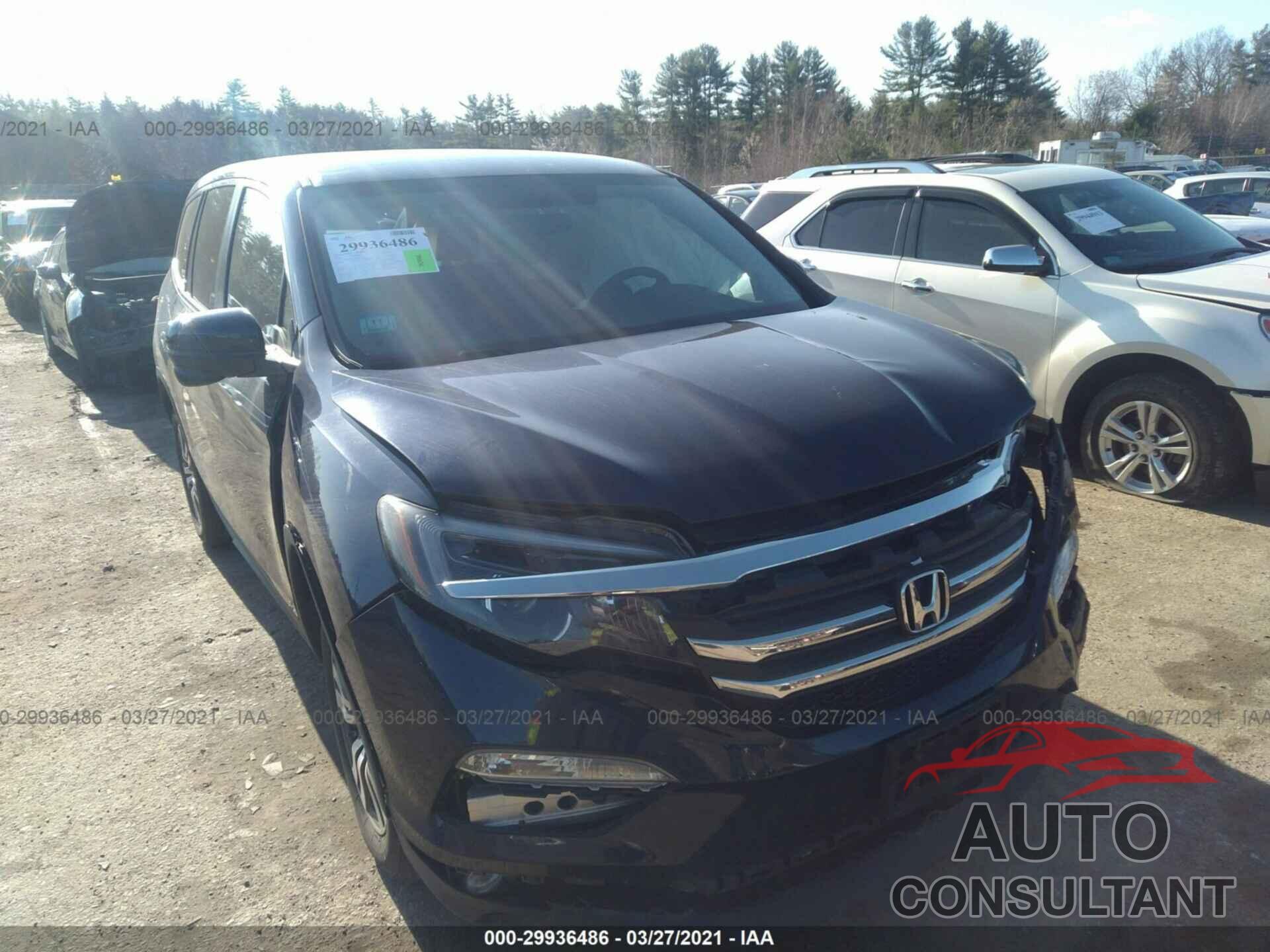 HONDA PILOT 2016 - 5FNYF6H31GB019199